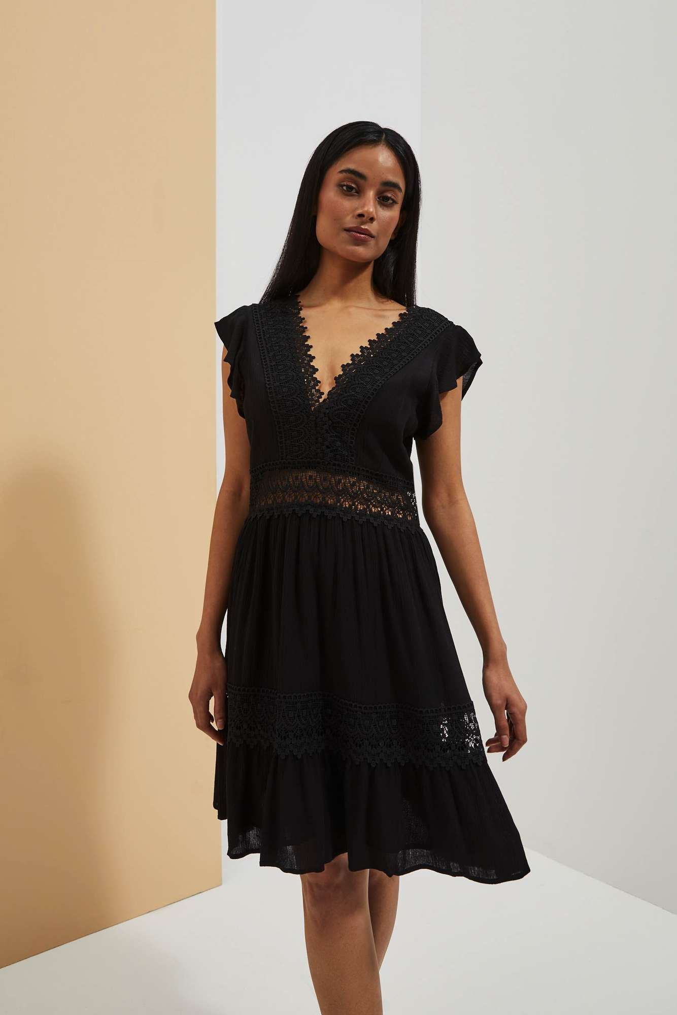 Marisse Women's Dress L-Su-4045 Black