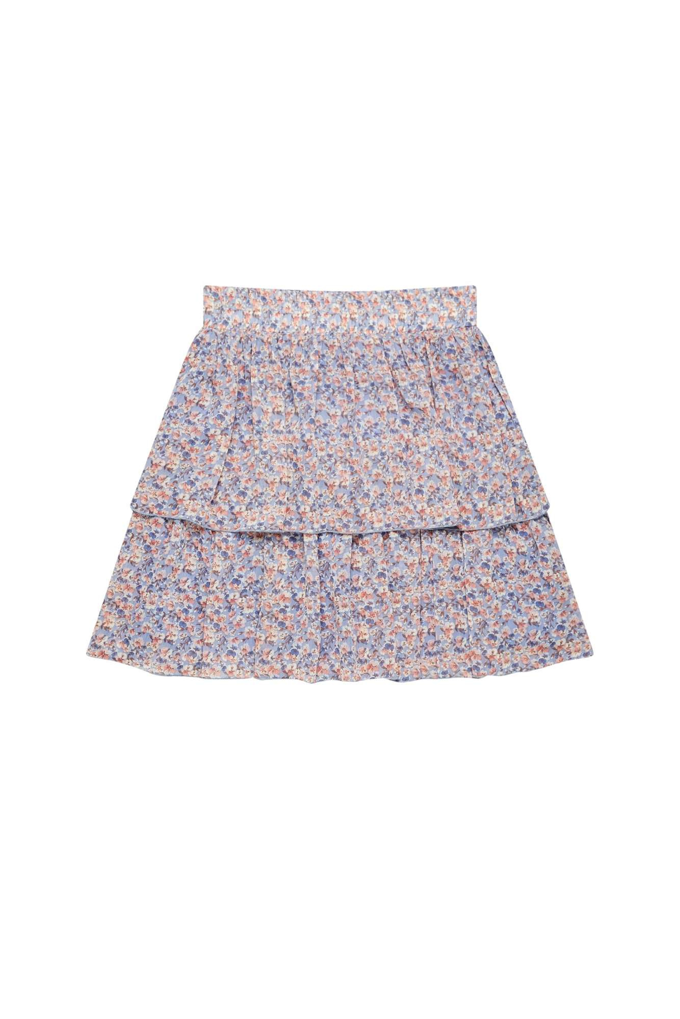 Mini skirt with ruffles