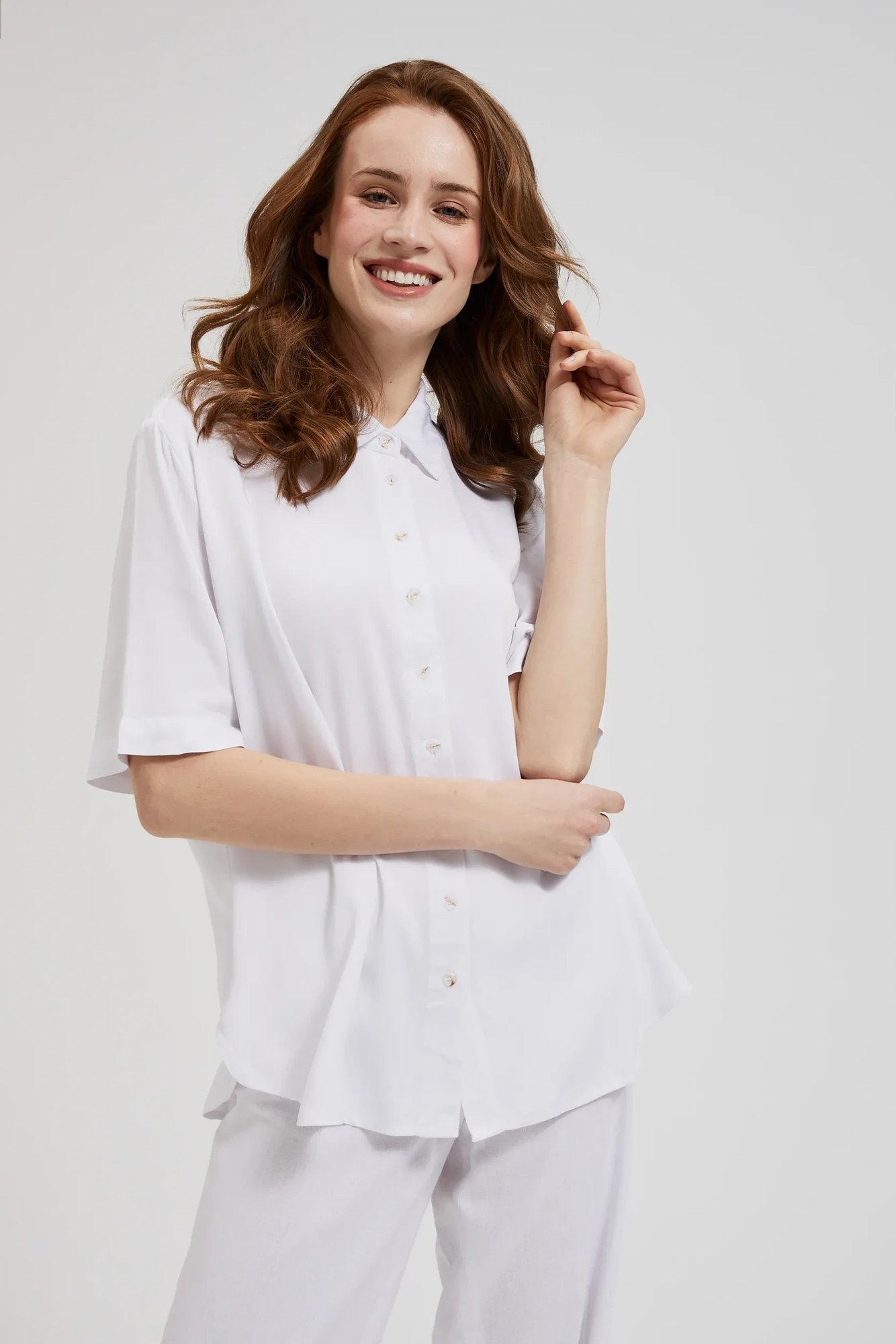 Marisse Women&#039;s Shirt L-Ko-4329 White
