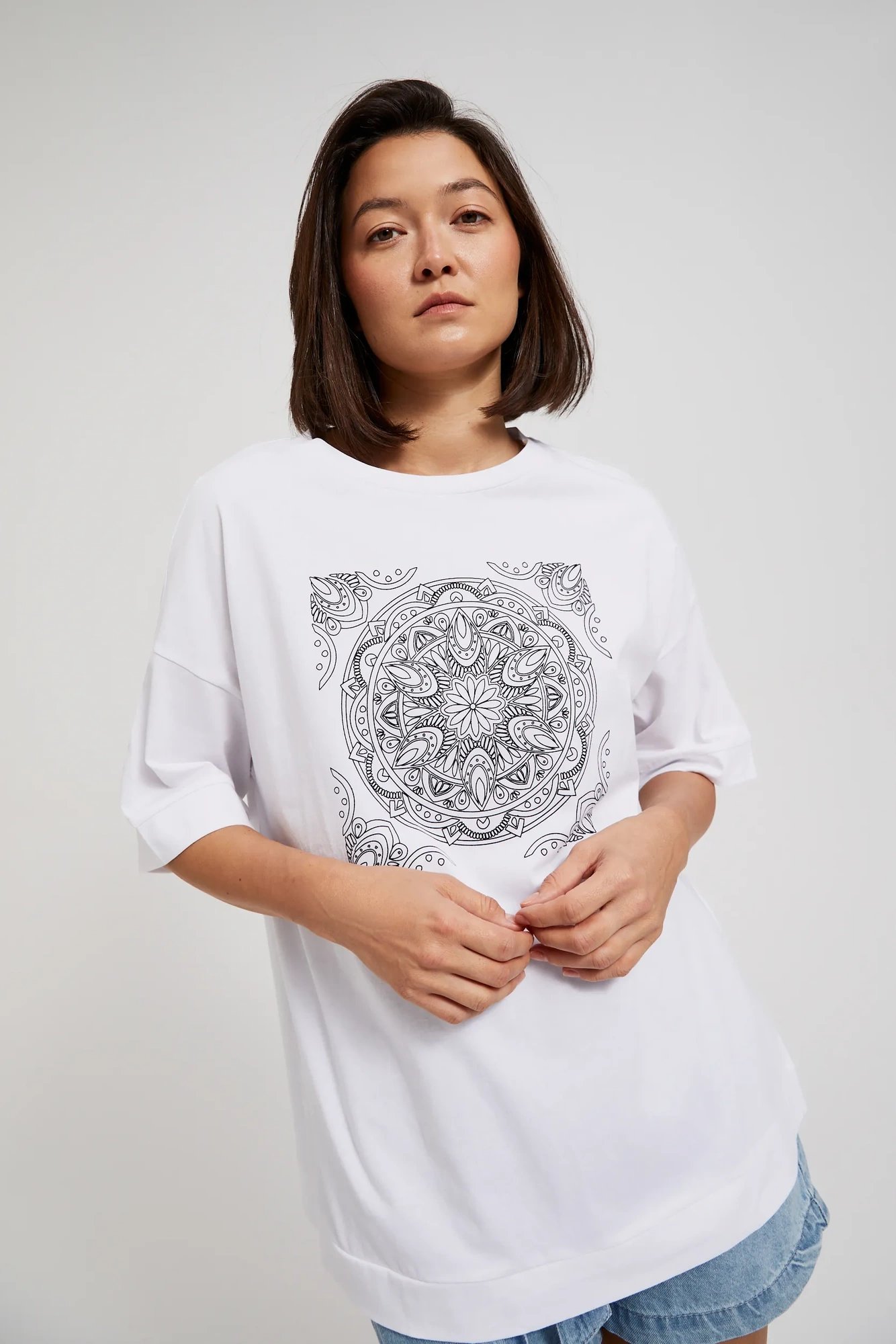 Marisse Women's Blouse L-Ts-4407 White