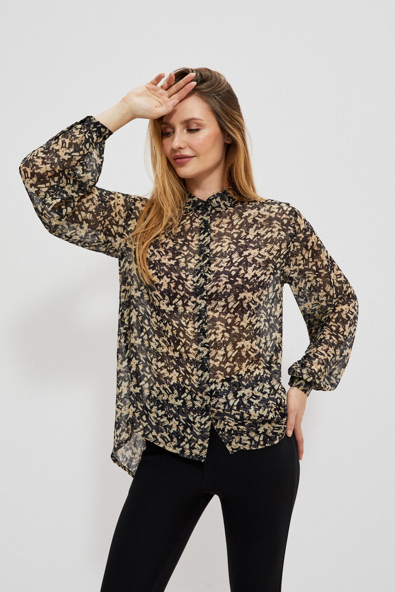 Shirt with delicate print