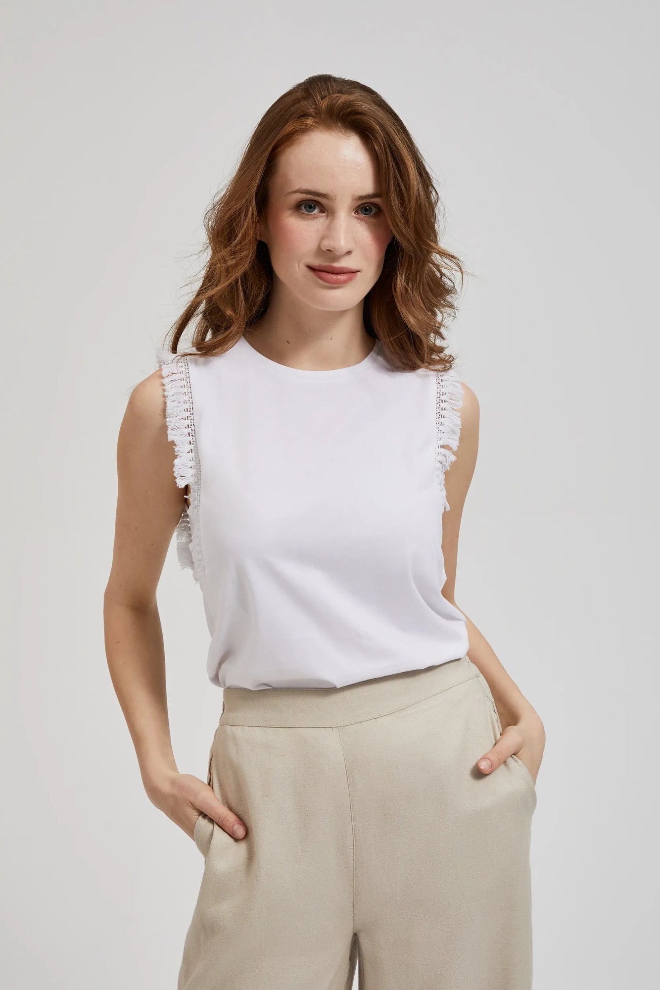 Marisse Women&#039;s Blouse L-Ts-4382 White