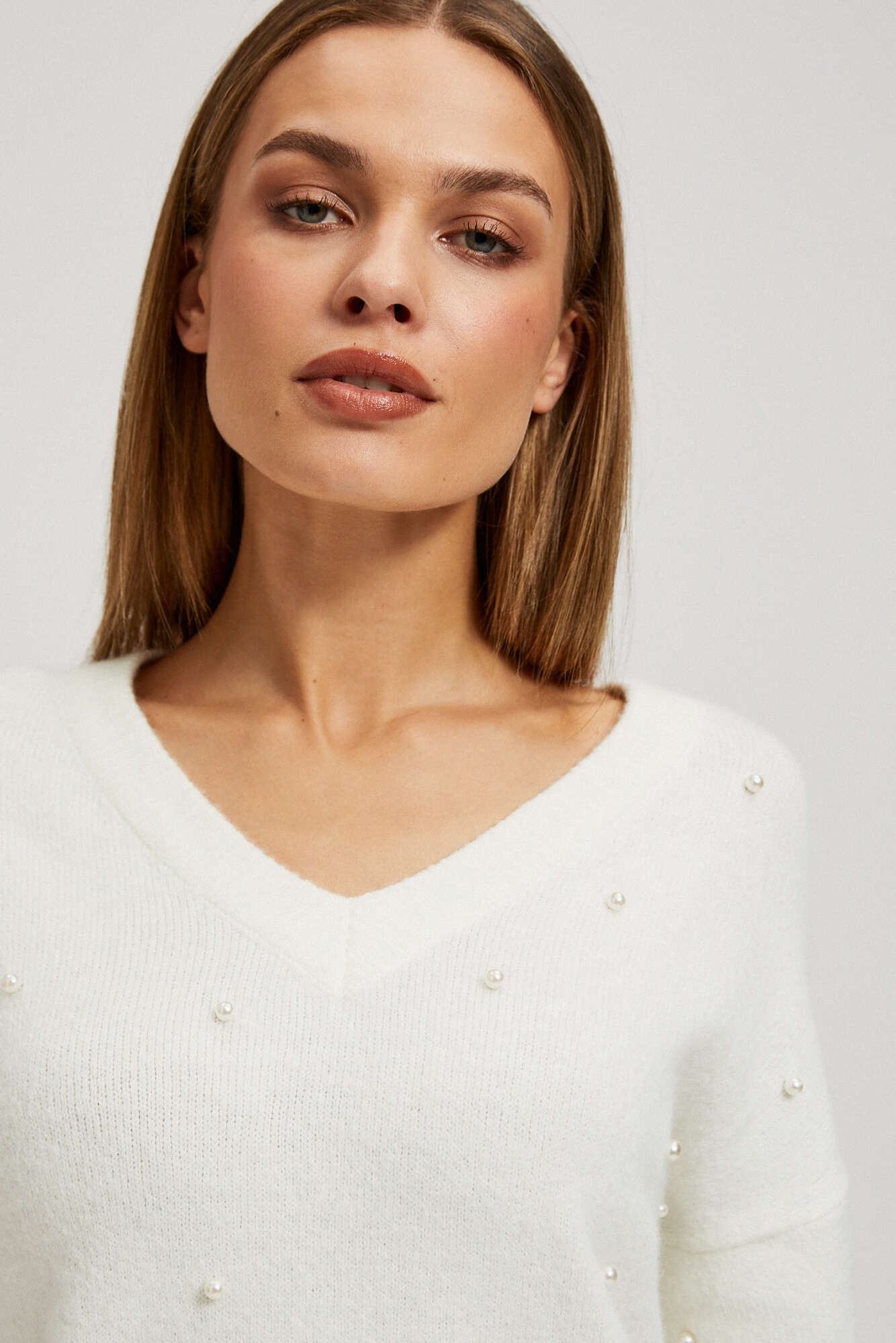 V-neck sweater