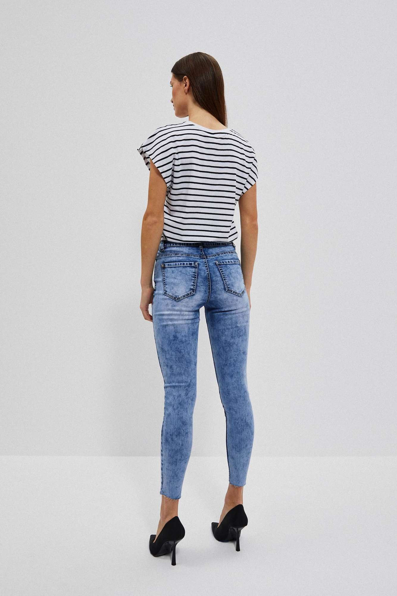 WOMEN&#039;S JEANS L-JE-4020 L.Blue
