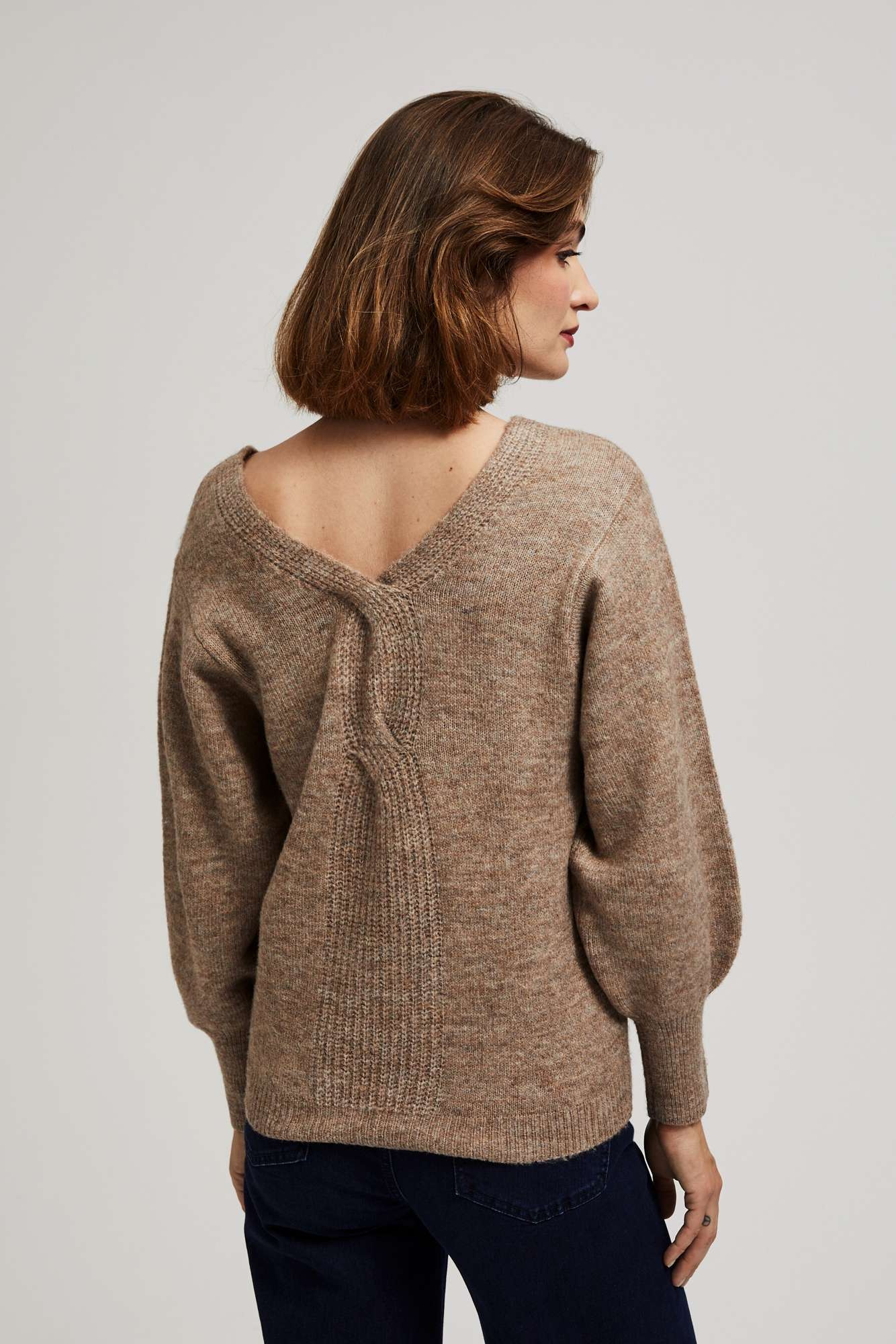 V-neck sweater