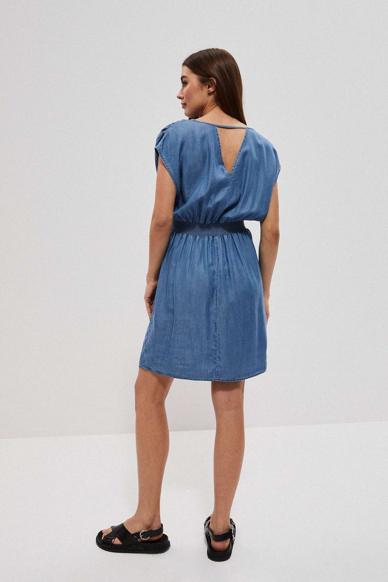 Marisse Lyocell Summer Dress L-Su-3724 Blue