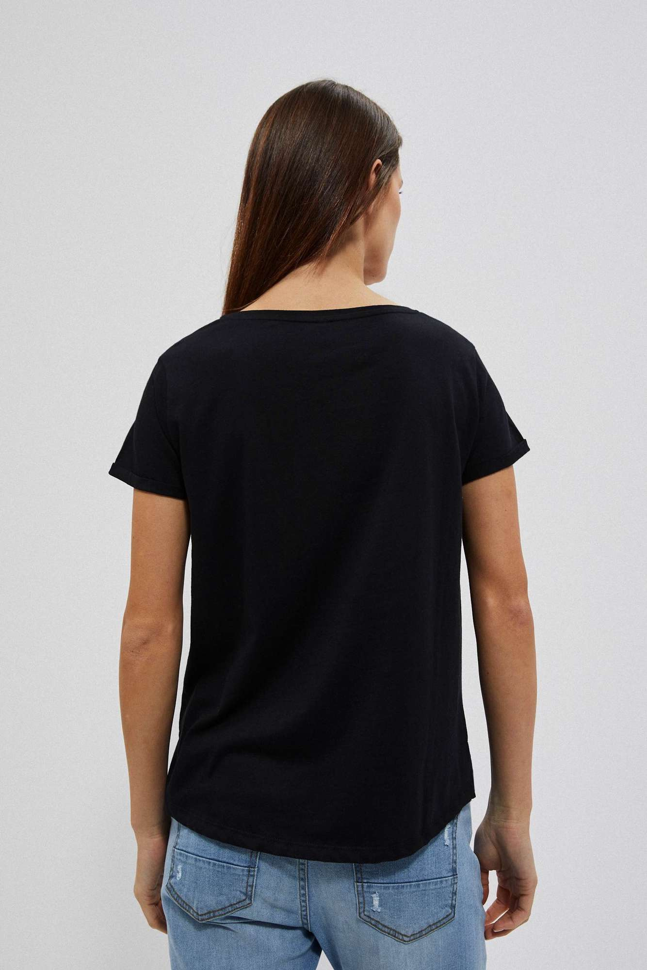 Cotton T-shirt with pocket