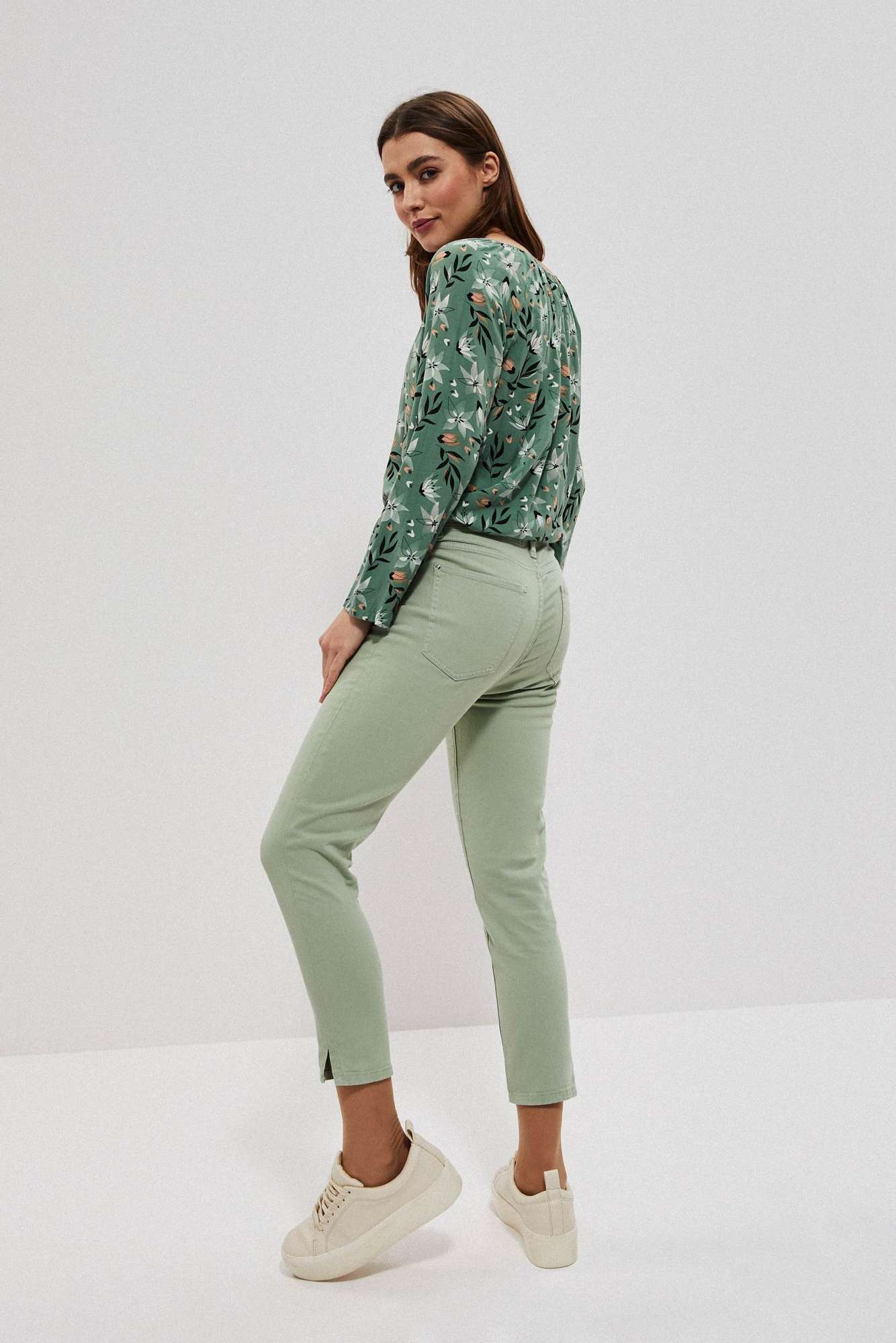 Pantaloni de dama Moodo Monochrome