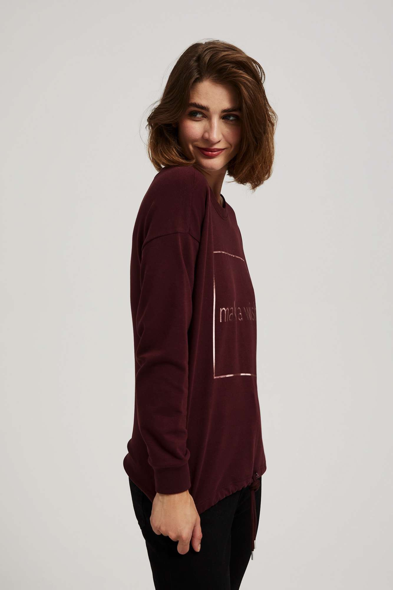 Simple sweatshirt with print