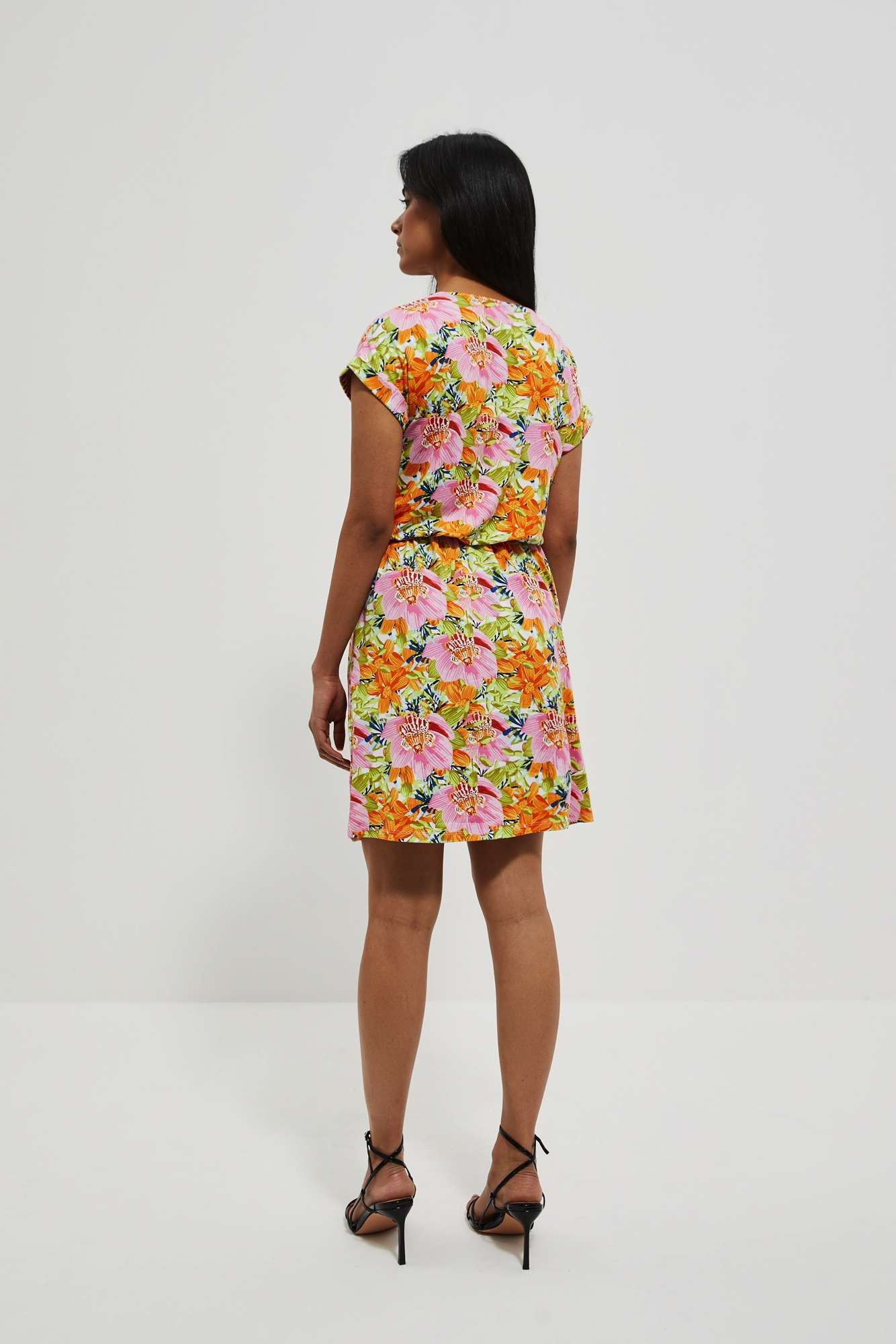 Marisse Women's Dress L-Su-4043 Orange