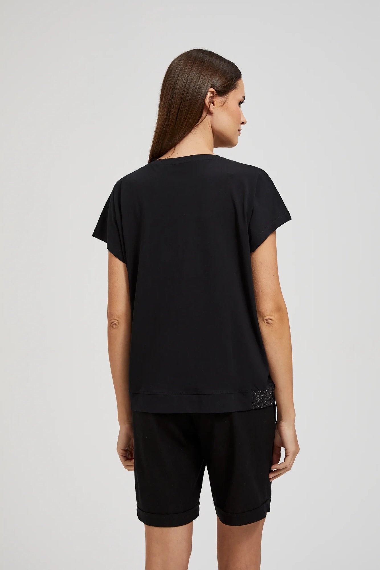 Marisse Women's Blouse L-Ts-4370 Black