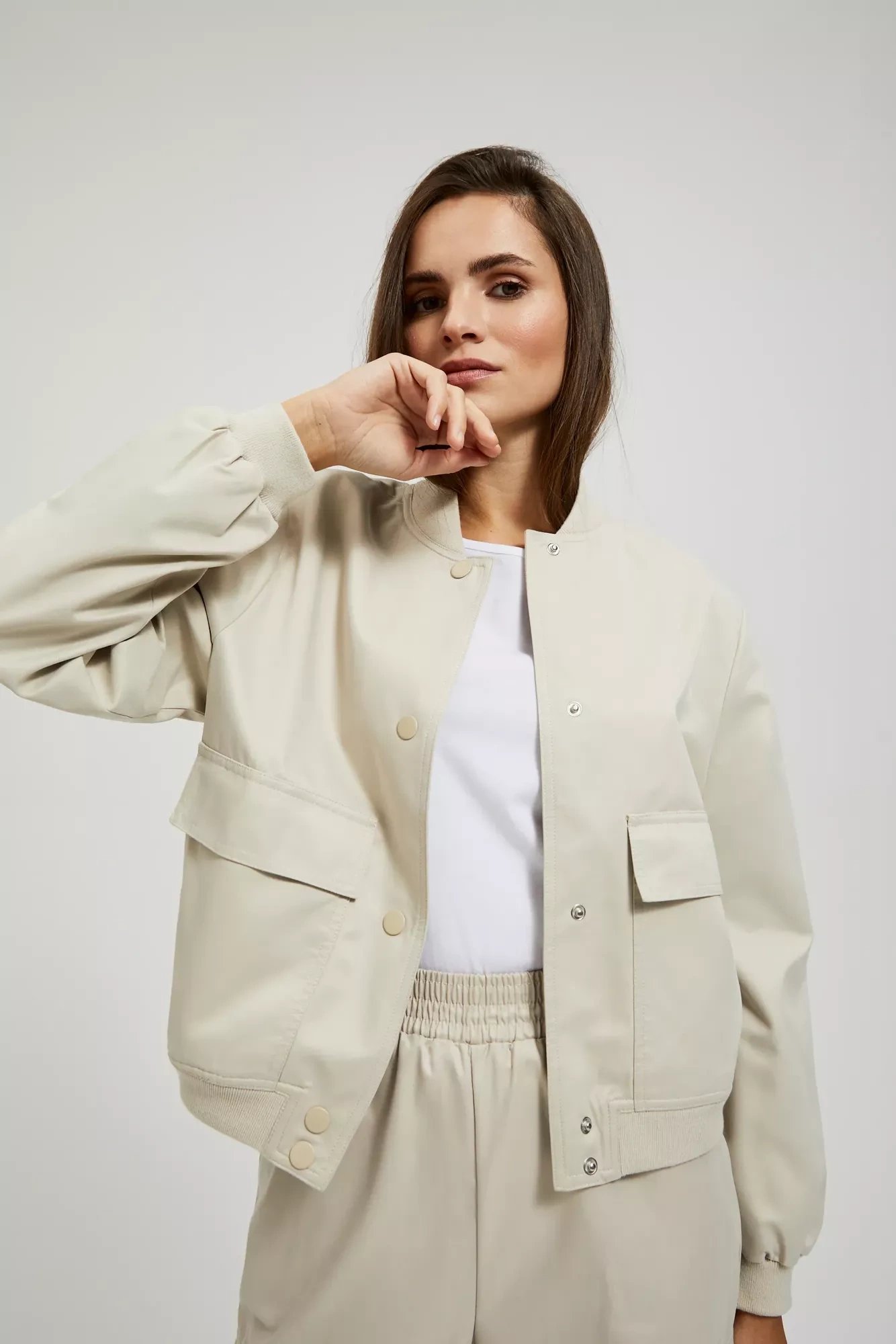 Marisse Women's Jacket L-Ku-4308 L.Beige