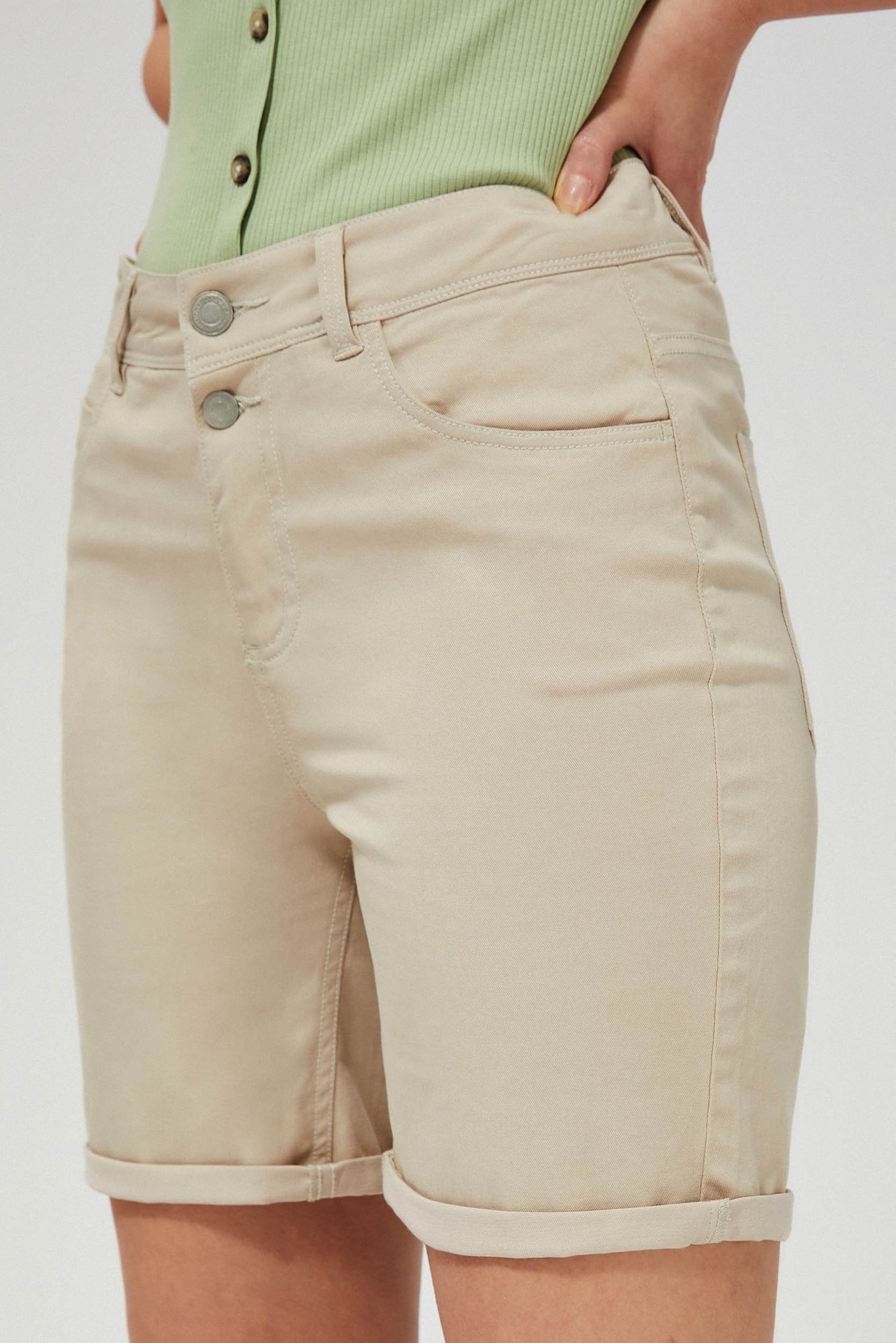 Pantaloni scurți Lyocell