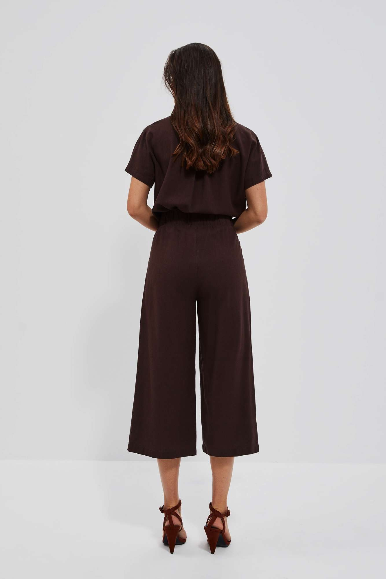 Marisse Women's Trousers L-Sp-4030 D.Oak