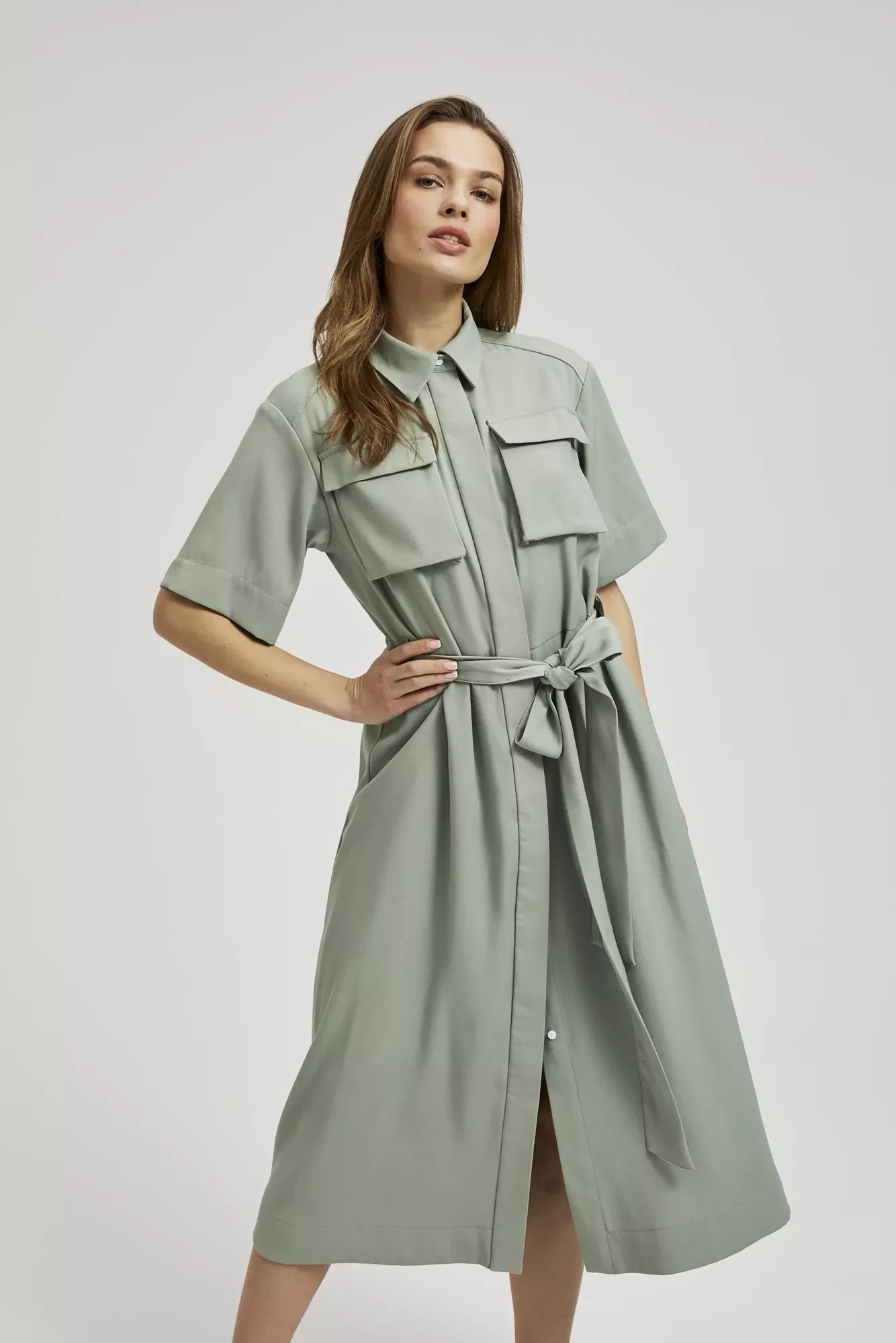 Marisse Women's Dress L-Su-4310 Olive