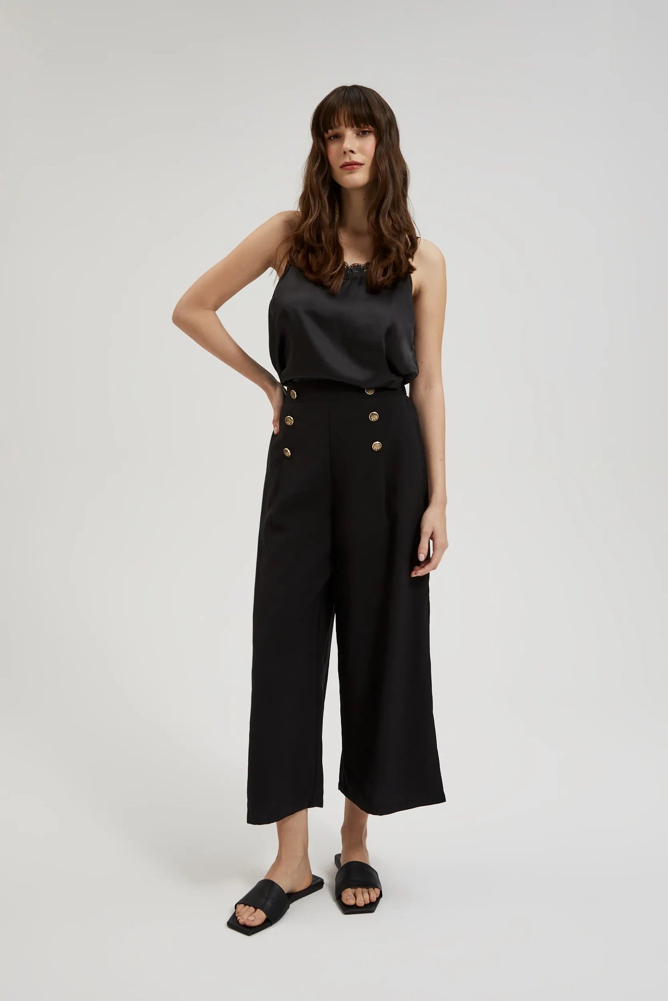 Women's trousers MOODO - black