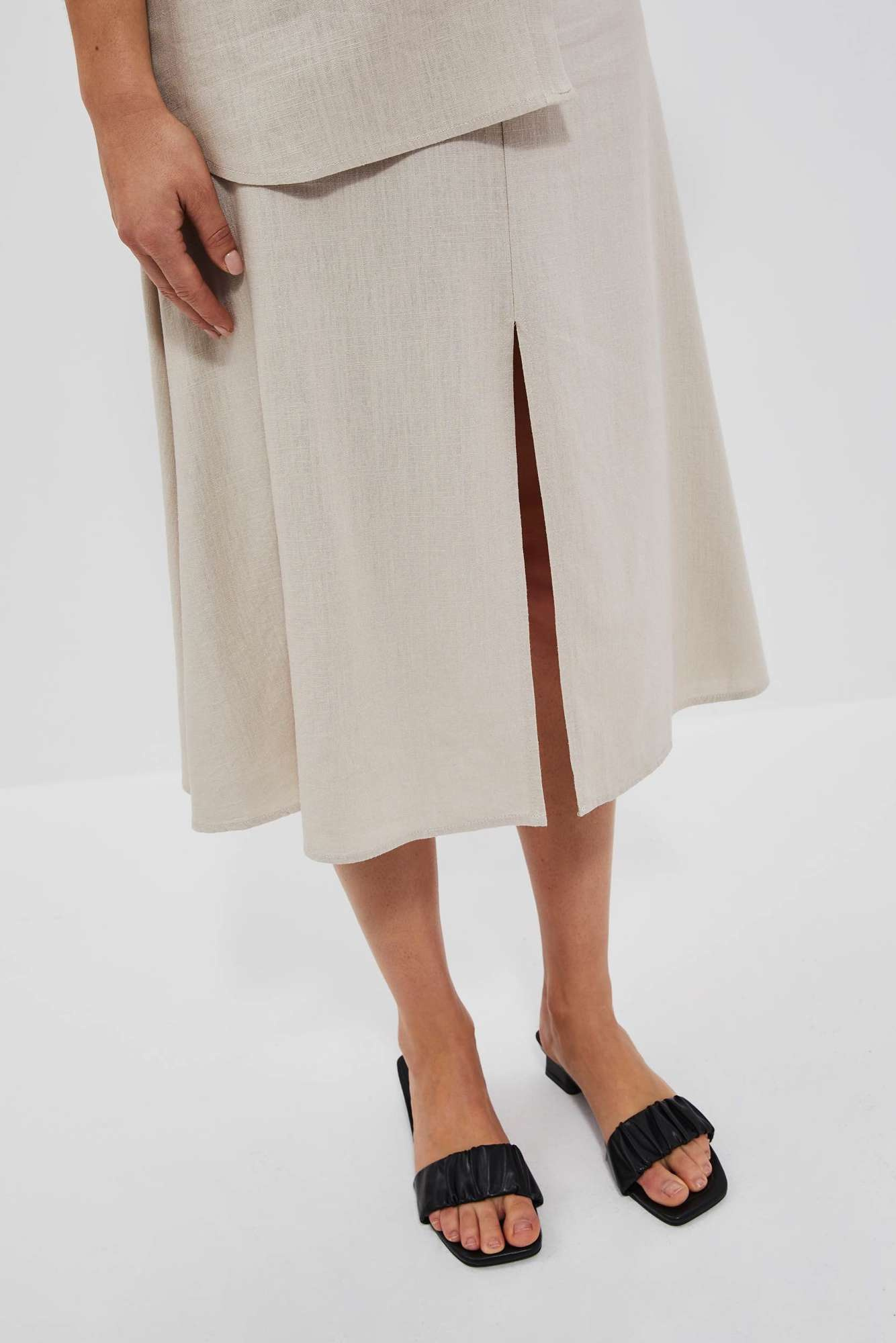 WOMEN&#039;S SKIRT L-SC-4023 D.Beige