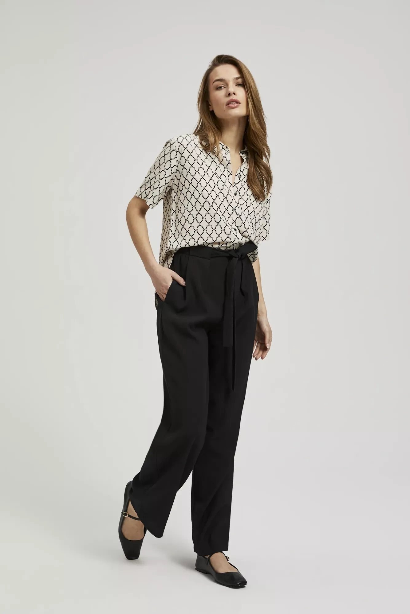 Marisse Women's Trousers L-Sp-4320 Black
