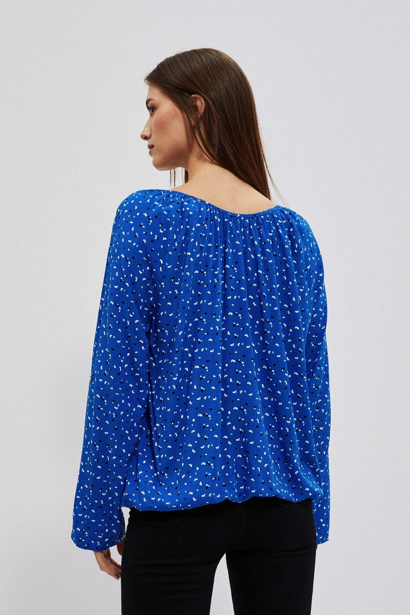 WOMEN'S SHIRT L-KO-4018 BLUE