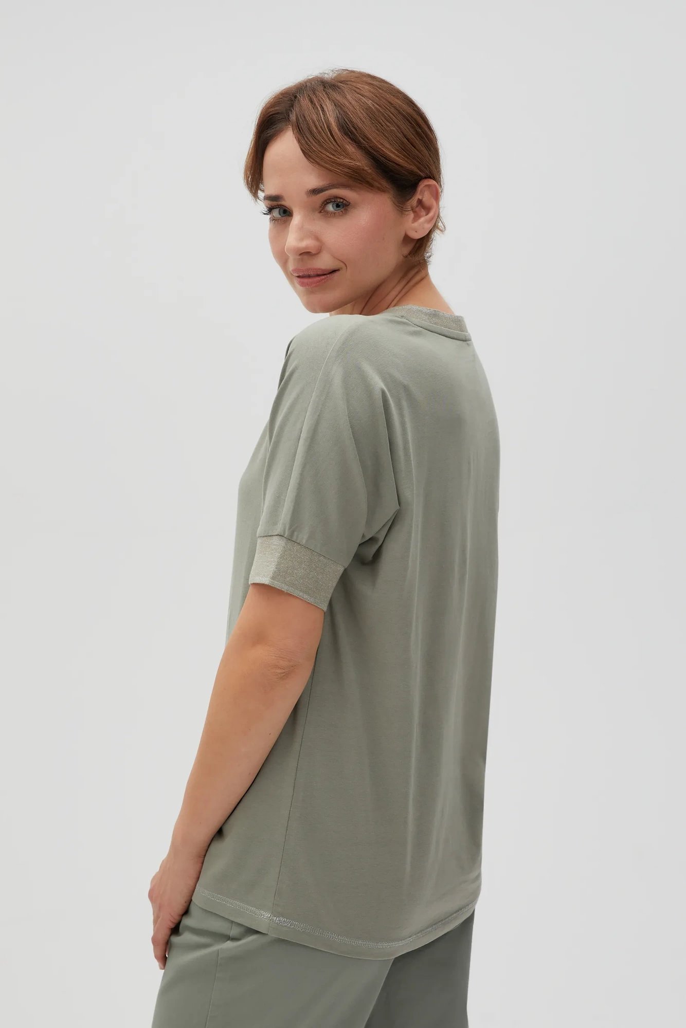 Marisse Women's T-Shirt L-Ts-4609 Olive