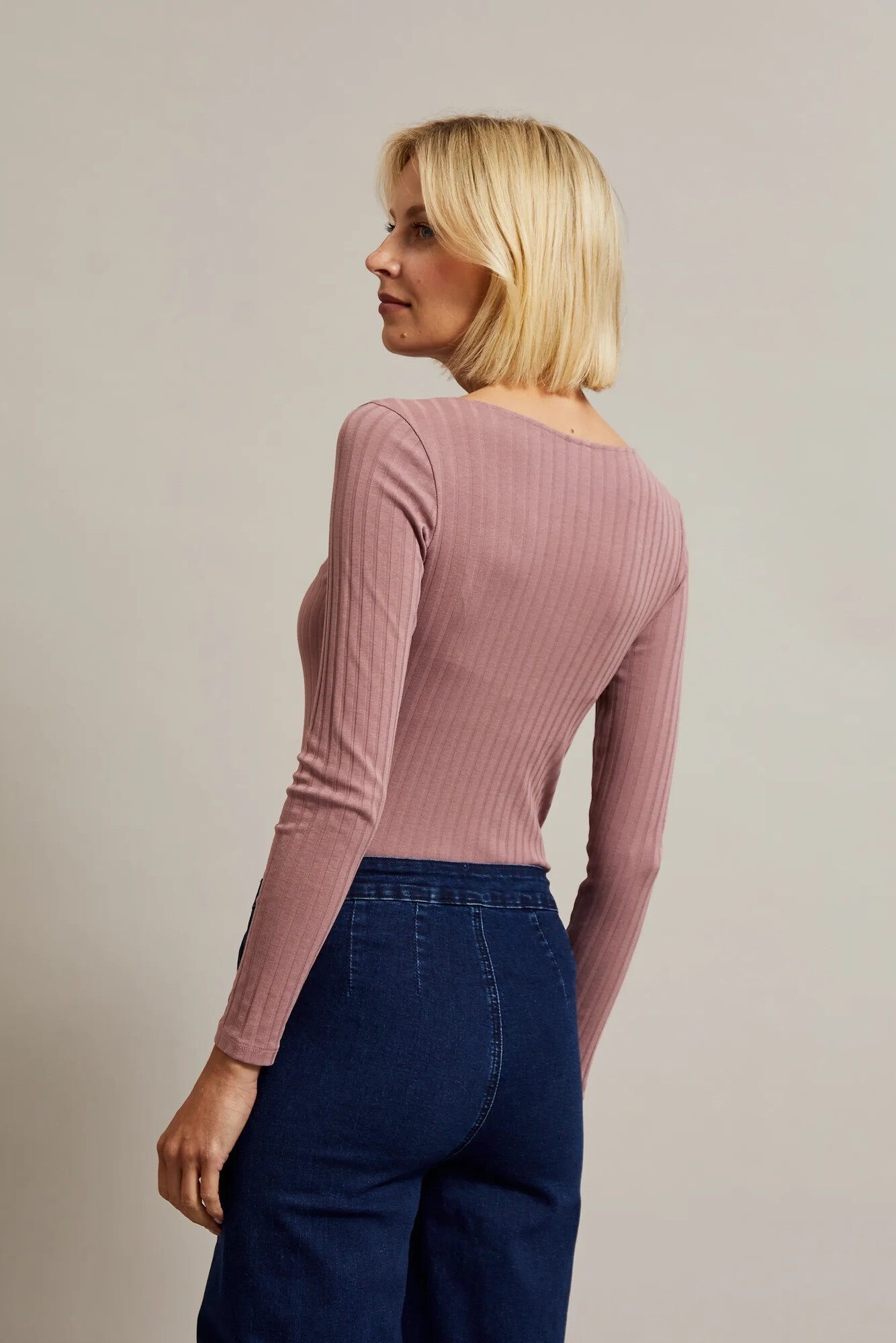 Marisse Women's Blouse Z-Ts-4519 Dusty Pink