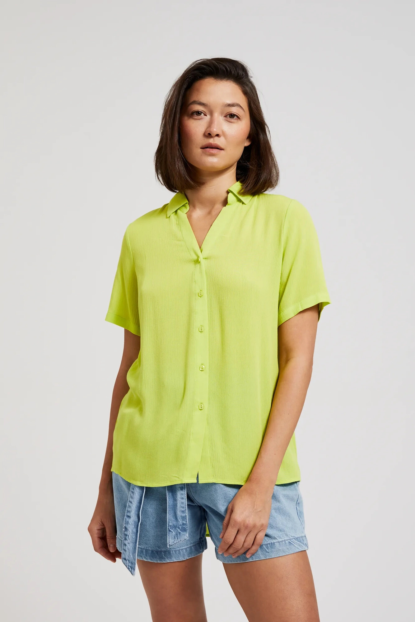 Women's shirt MOODO - green