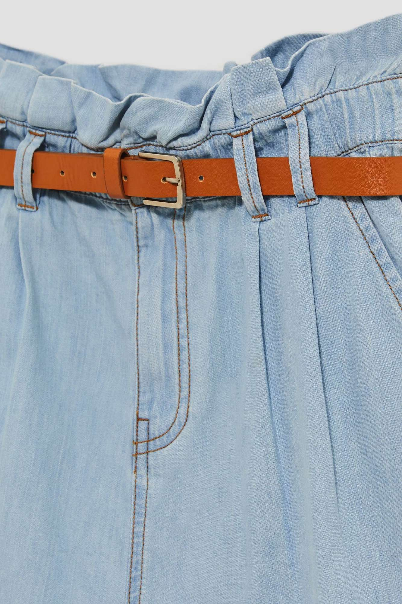 WOMEN&#039;S SHORTS L-SH-4006 L.Blue