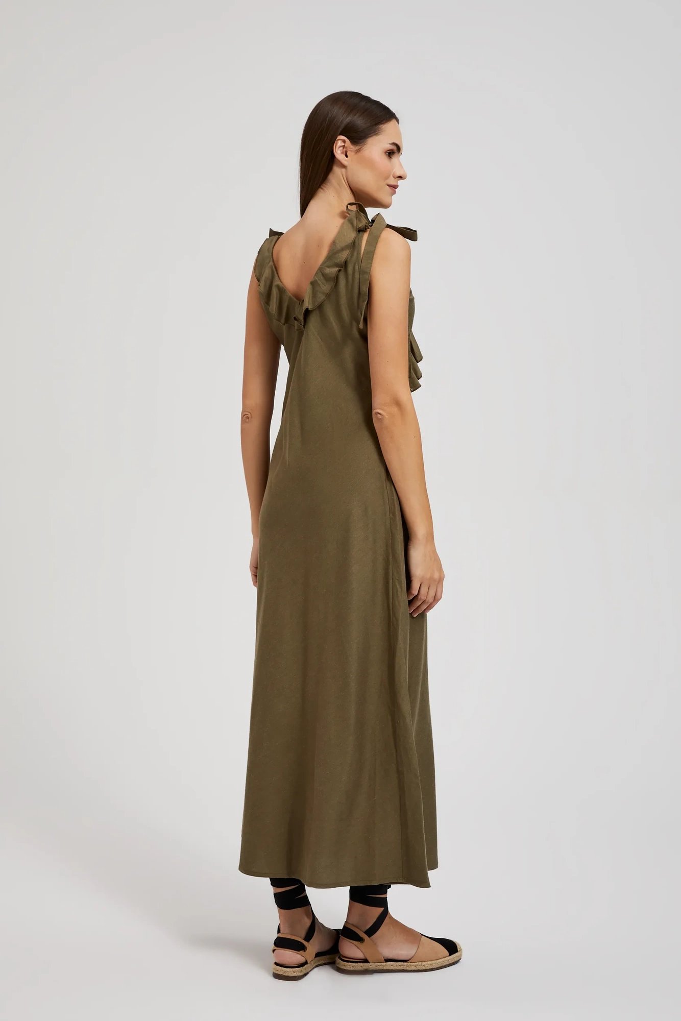 Marisse Women's Dress L-Su-4348 D.Olive