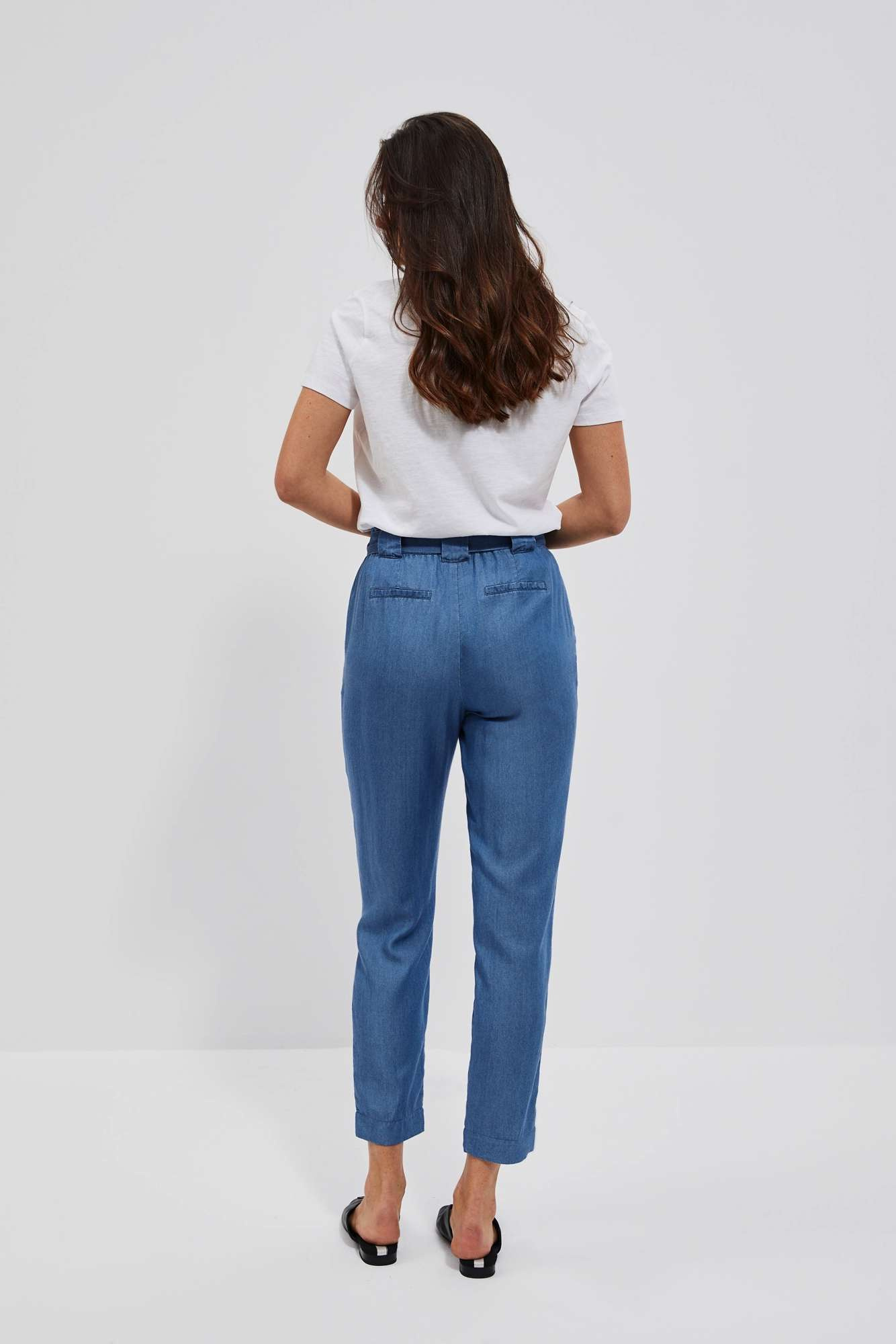 Marisse Women's Trousers L-Sp-4005 Dark Blue