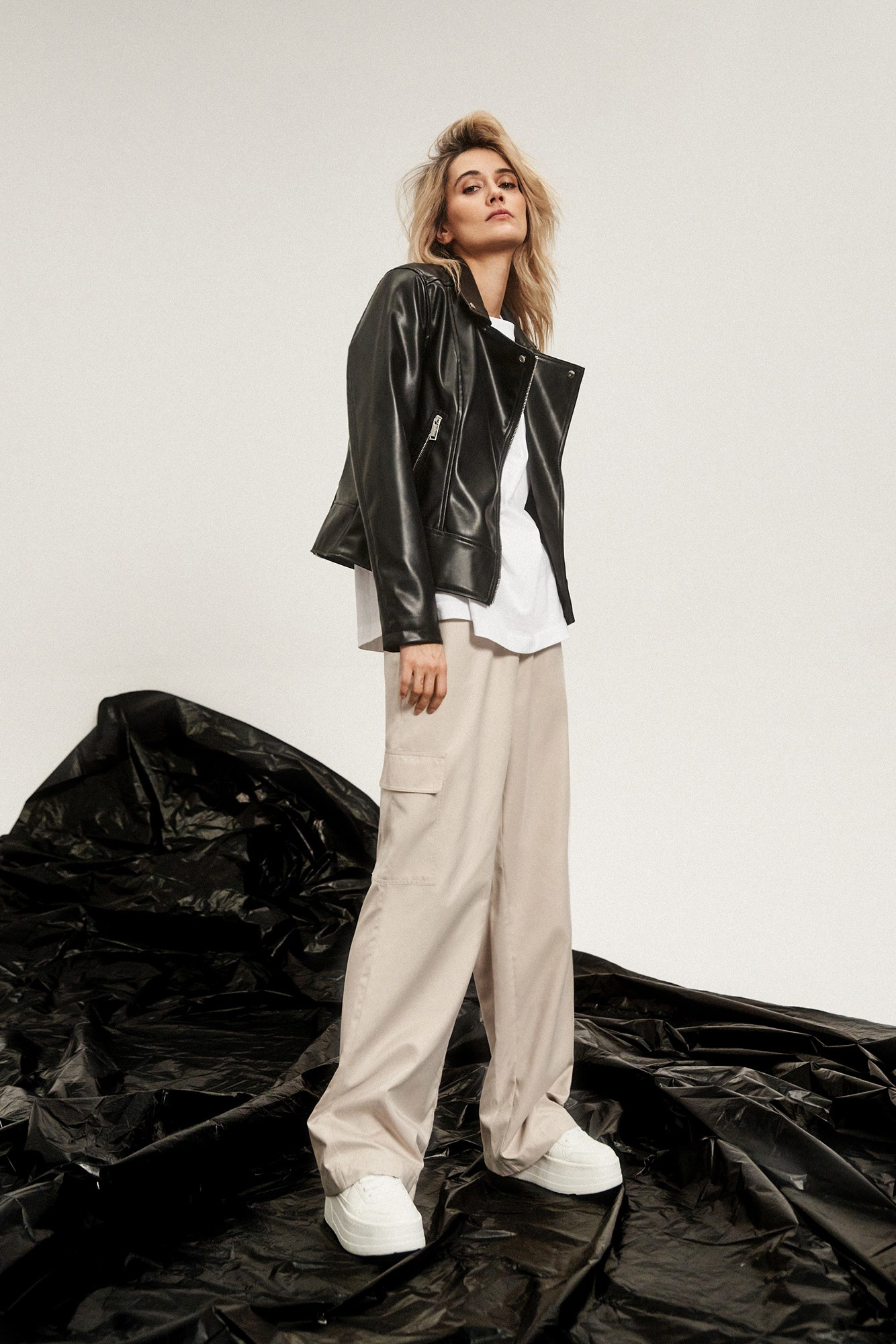 Women's beige trousers