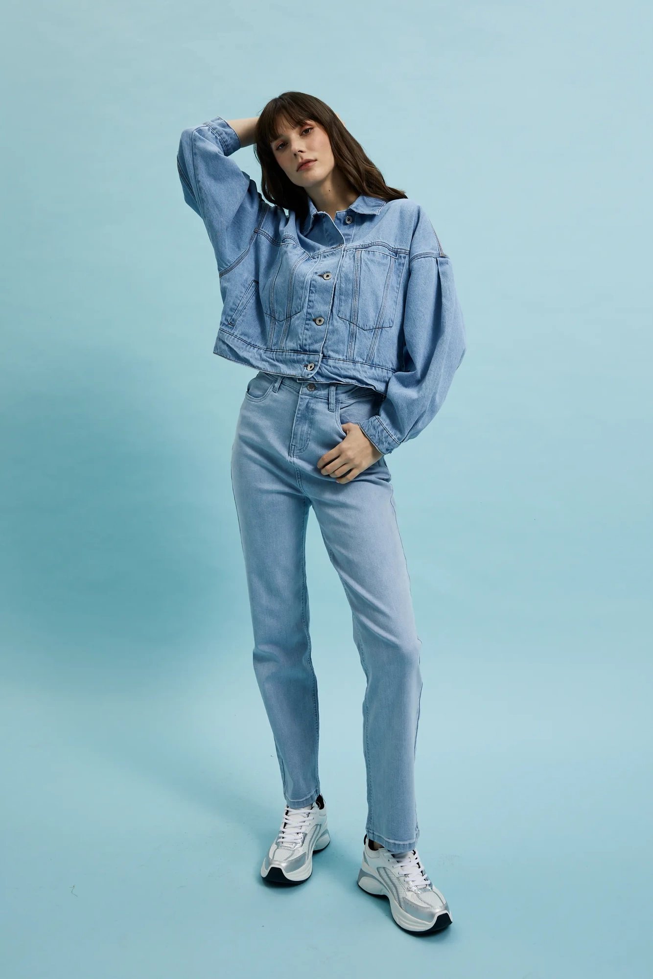 Marisse Women's Jacket L-Ku-4318 Blue