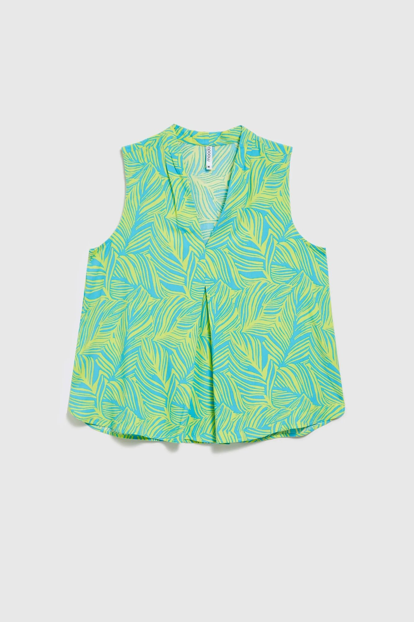 Women's blouse with neckline MOODO - colorful