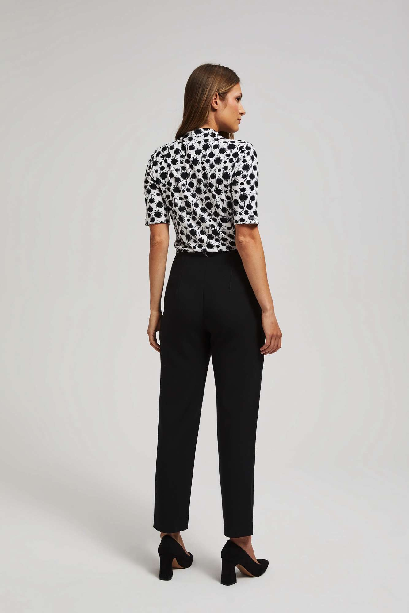 Marisse Black Straight Leg Trousers