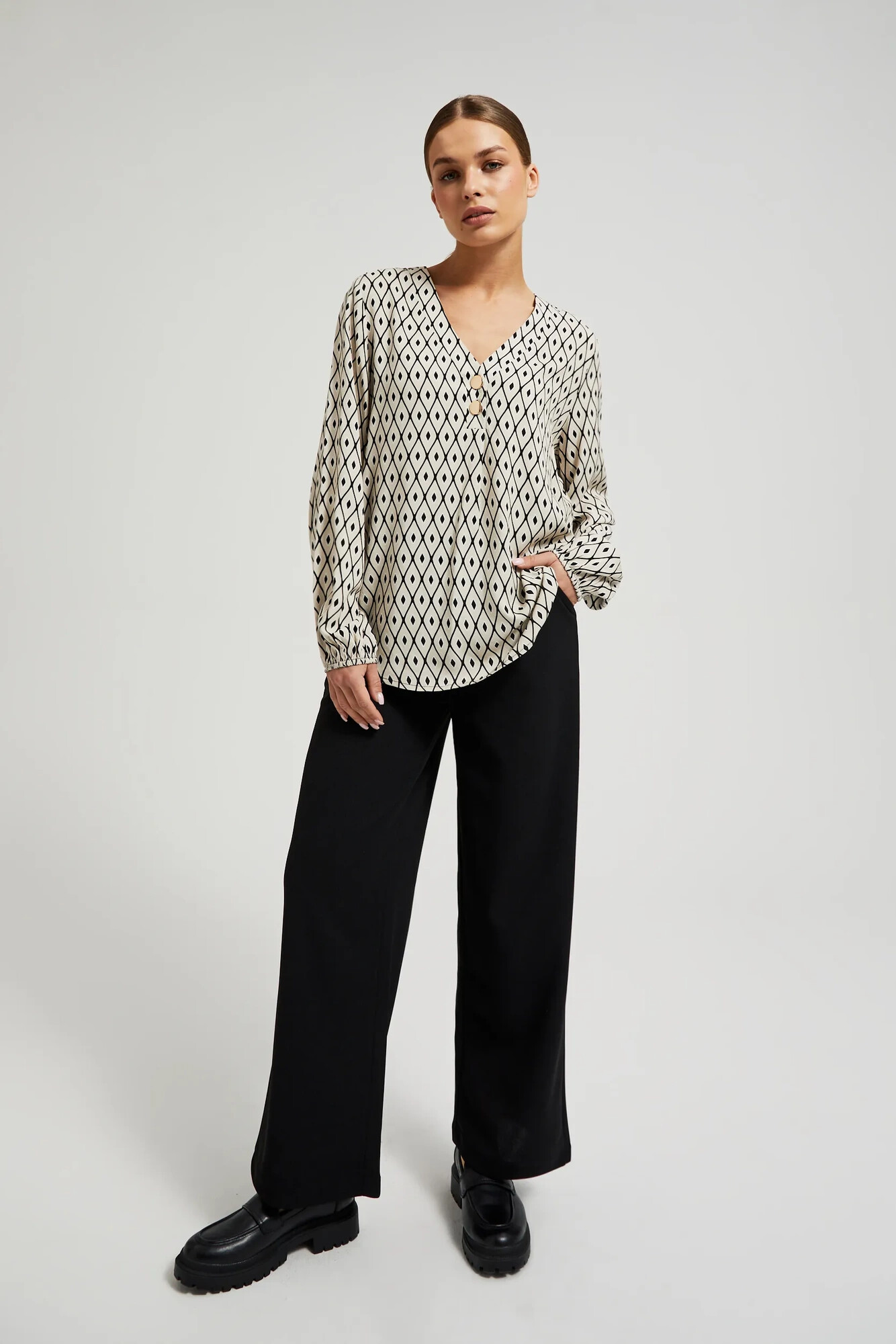 Marisse Women's Shirt Z-Ko-4518 L.Beige