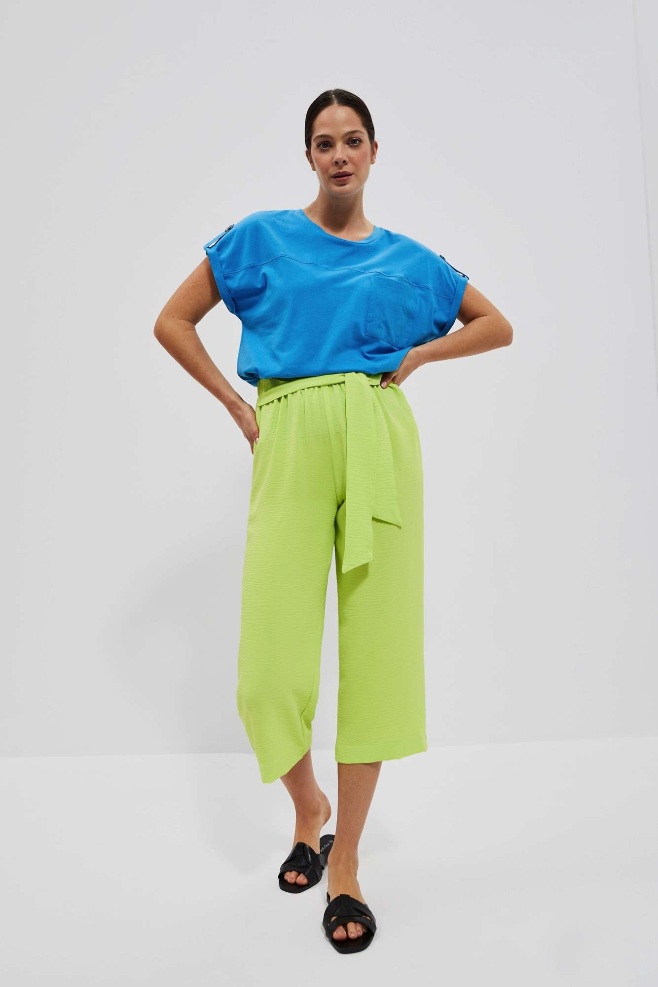 WOMEN'S T-SHIRT L-TS-4086 FRESH BLUE