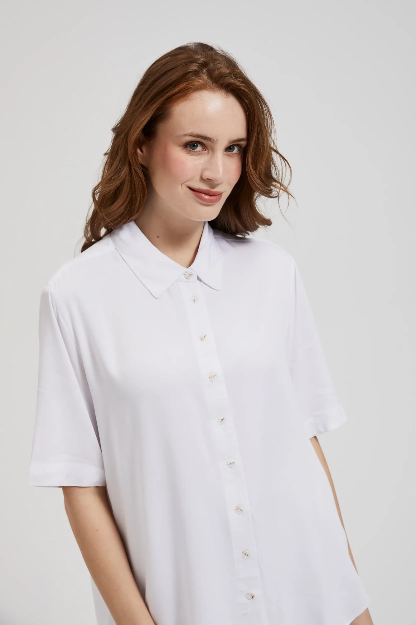 Marisse Women&#039;s Shirt L-Ko-4329 White