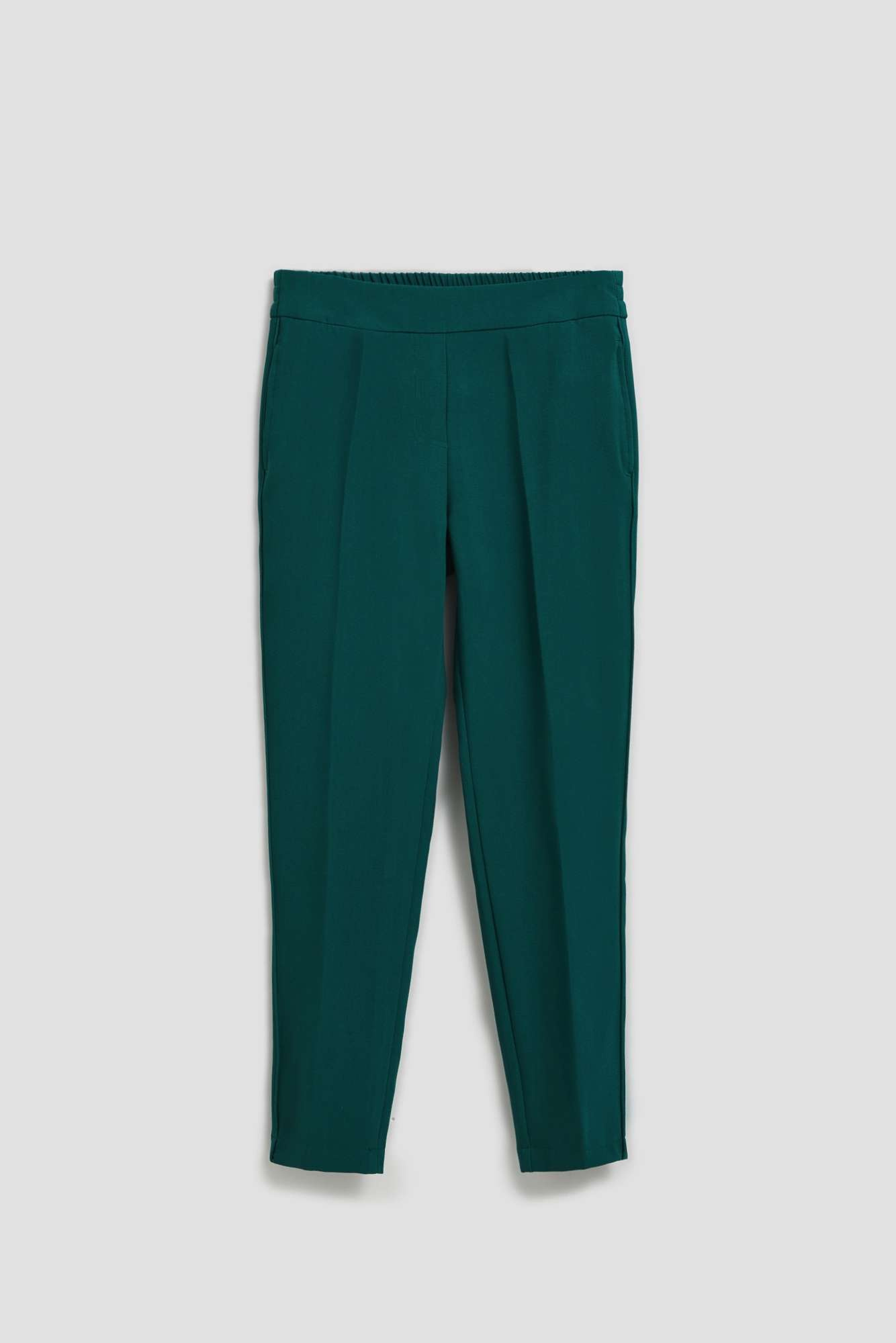 Marisse Emerald Green 7/8 Leg Crease Trousers