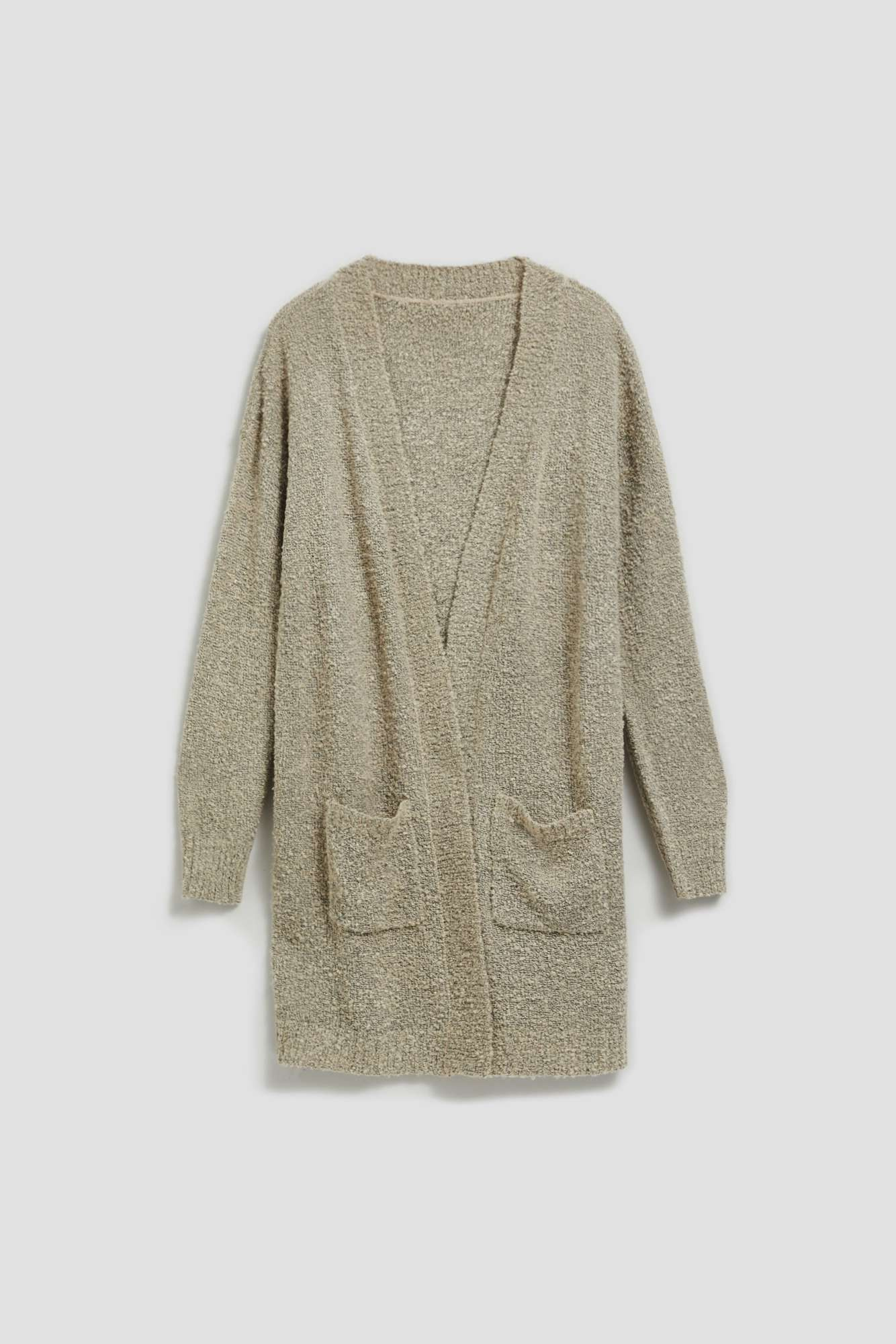 Long cardigan with pockets