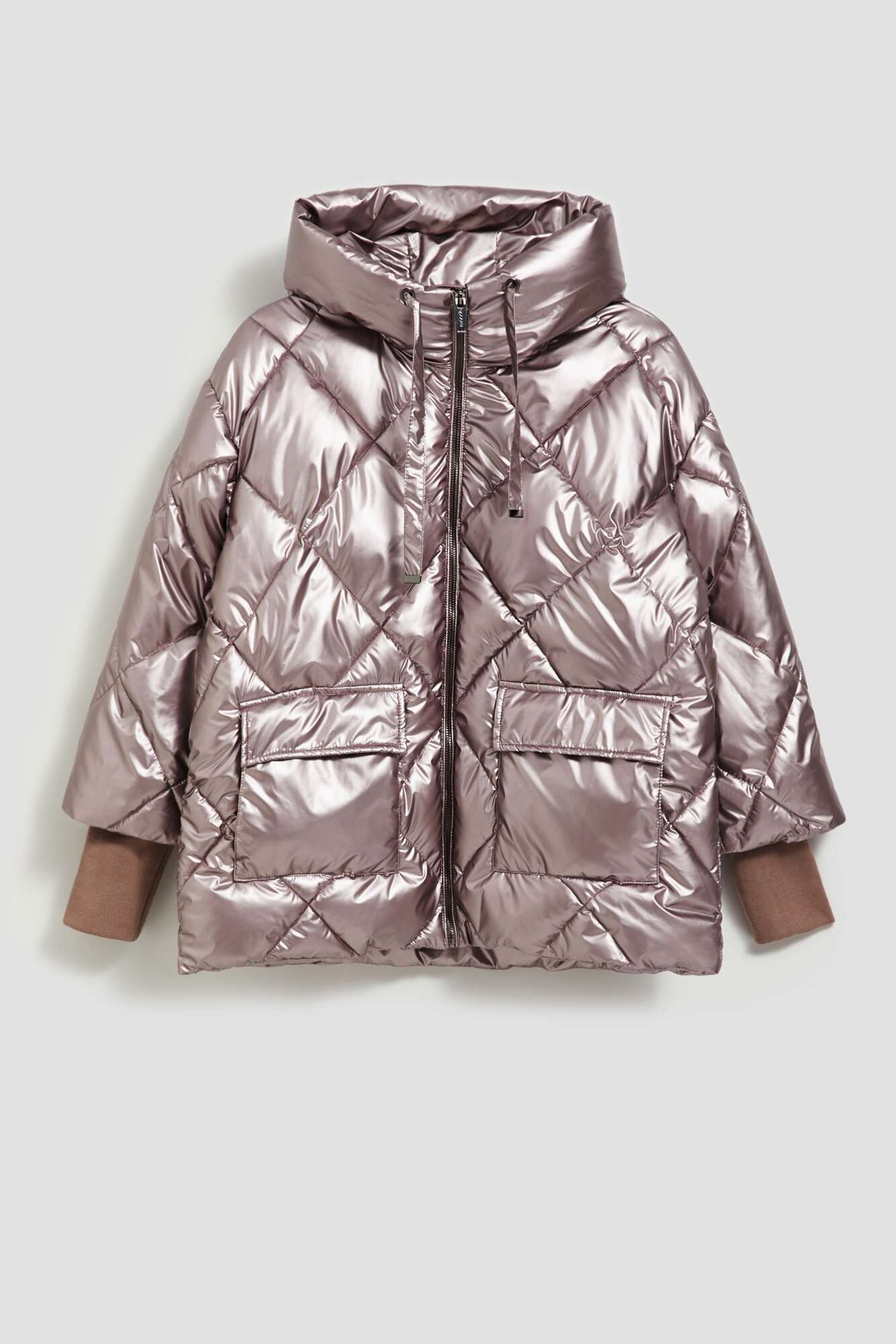 Metal quilted jacket
