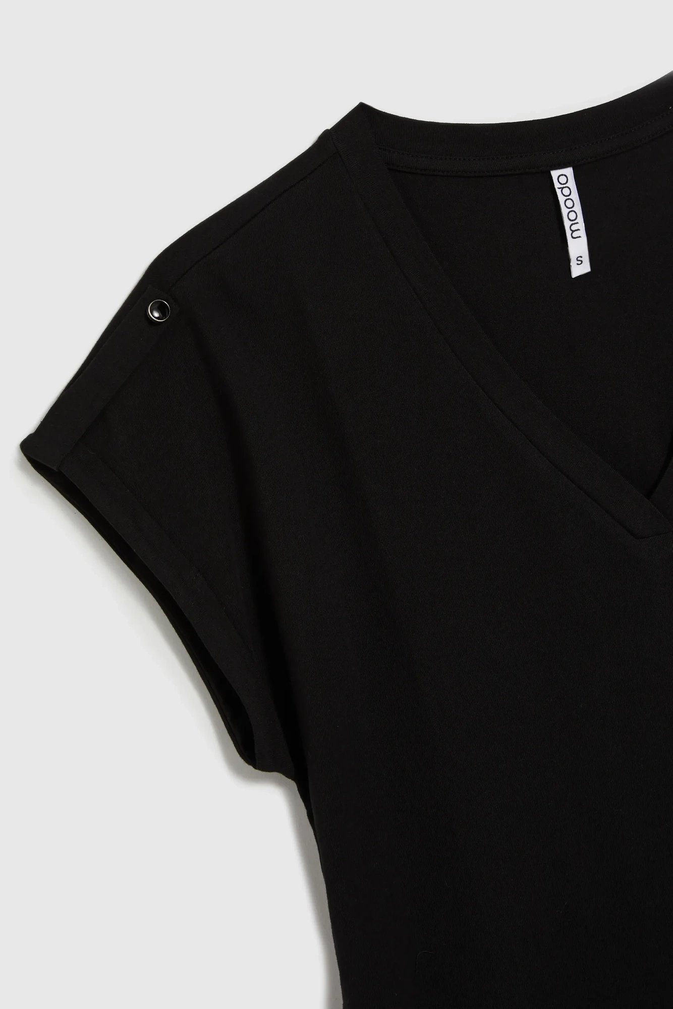 Marisse Women's T-Shirt L-Ts-4621 Black
