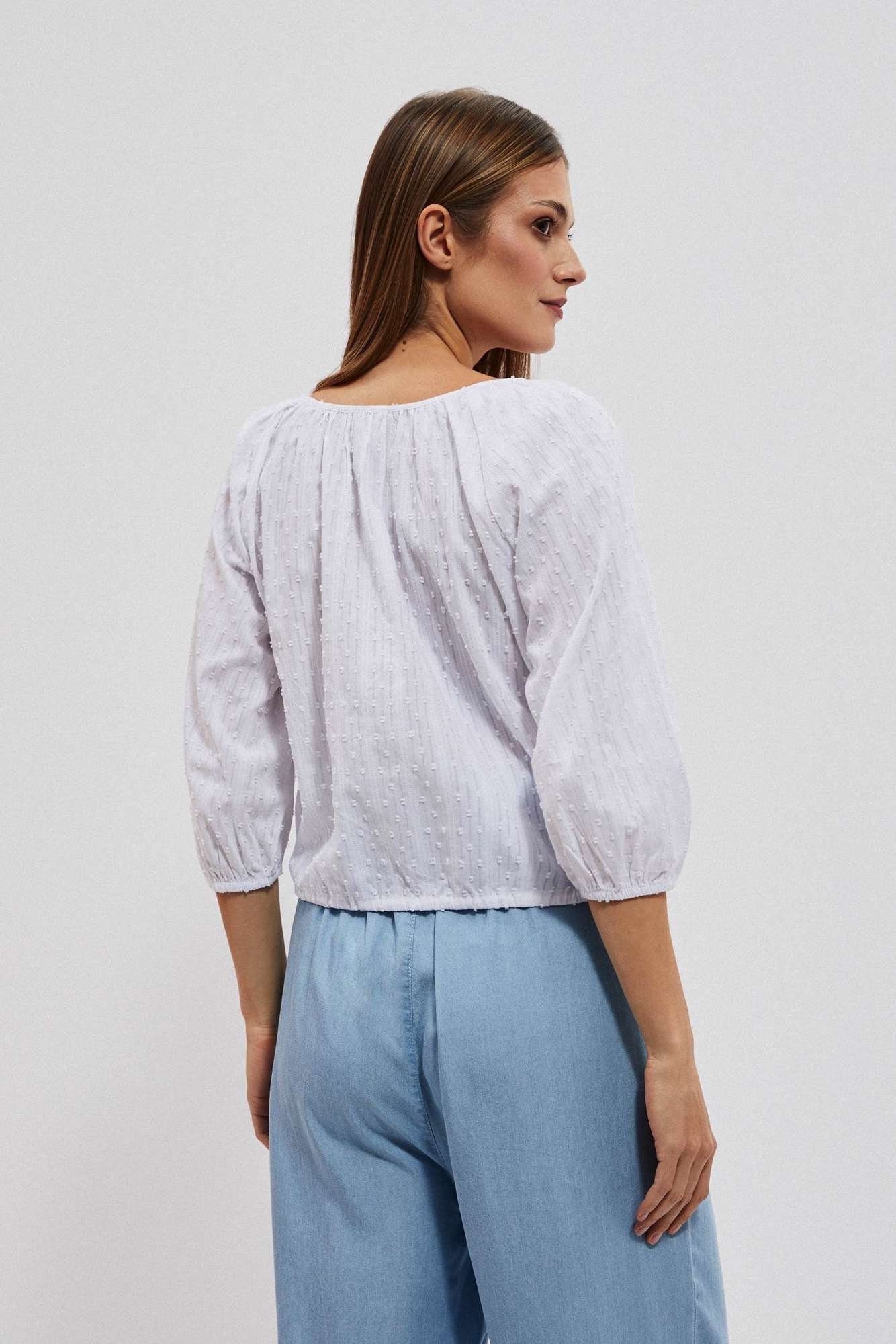 WOMEN'S SHIRT L-KO-4020 WHITE