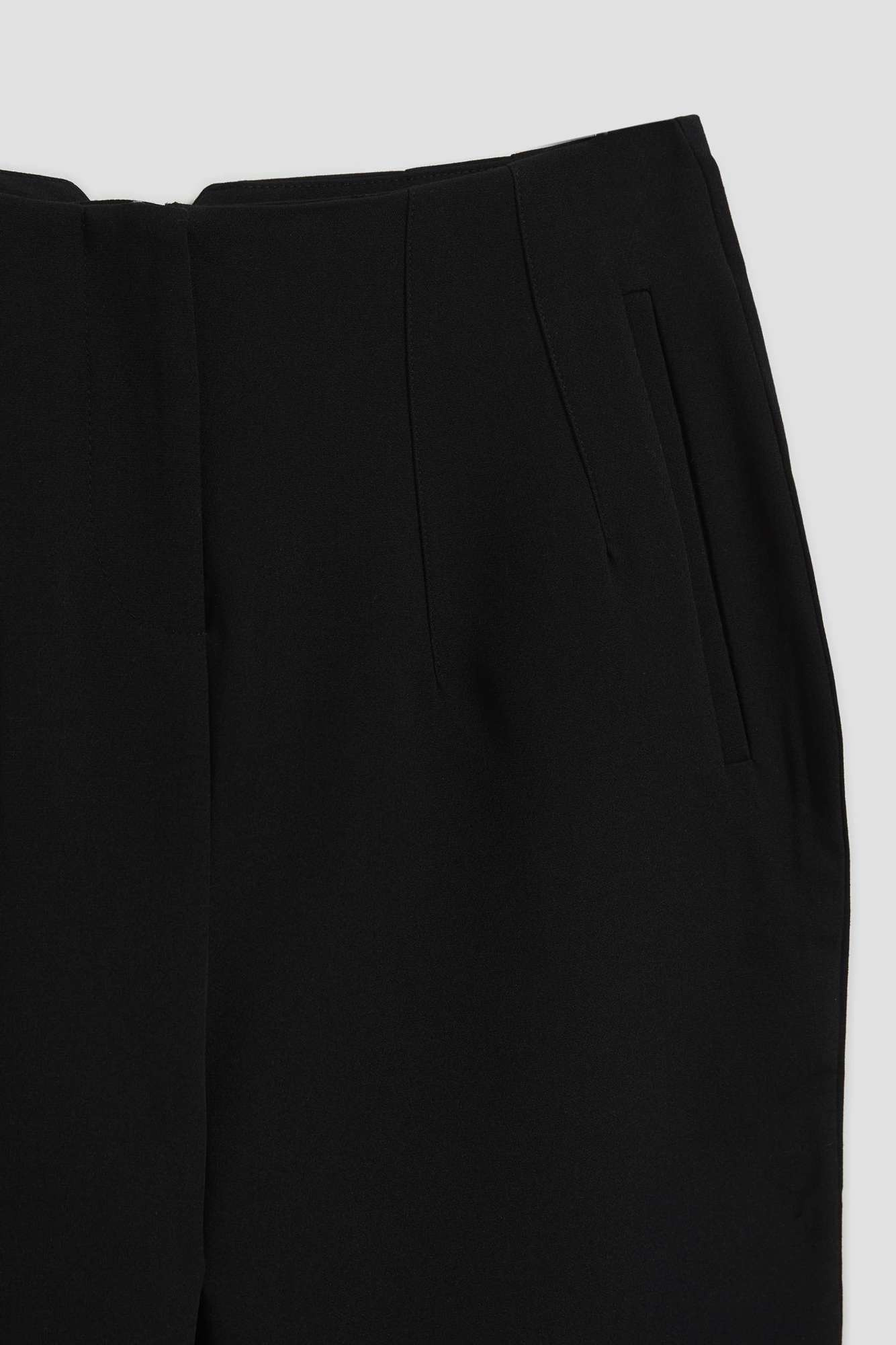 Marisse Black Straight Leg Trousers