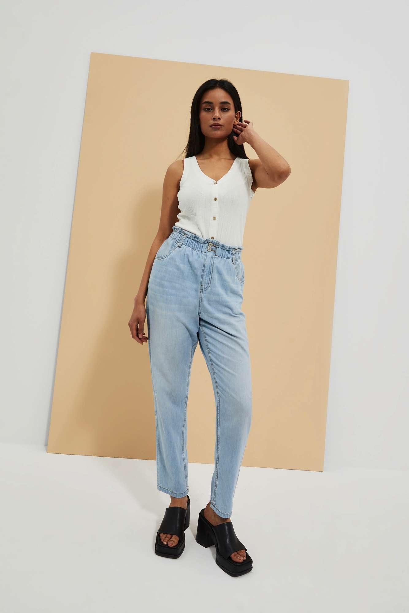 WOMEN'S JEANS L-JE-4007 L.Blue