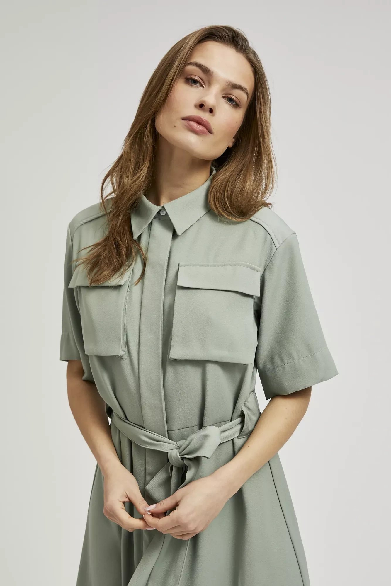 Marisse Women's Dress L-Su-4310 Olive