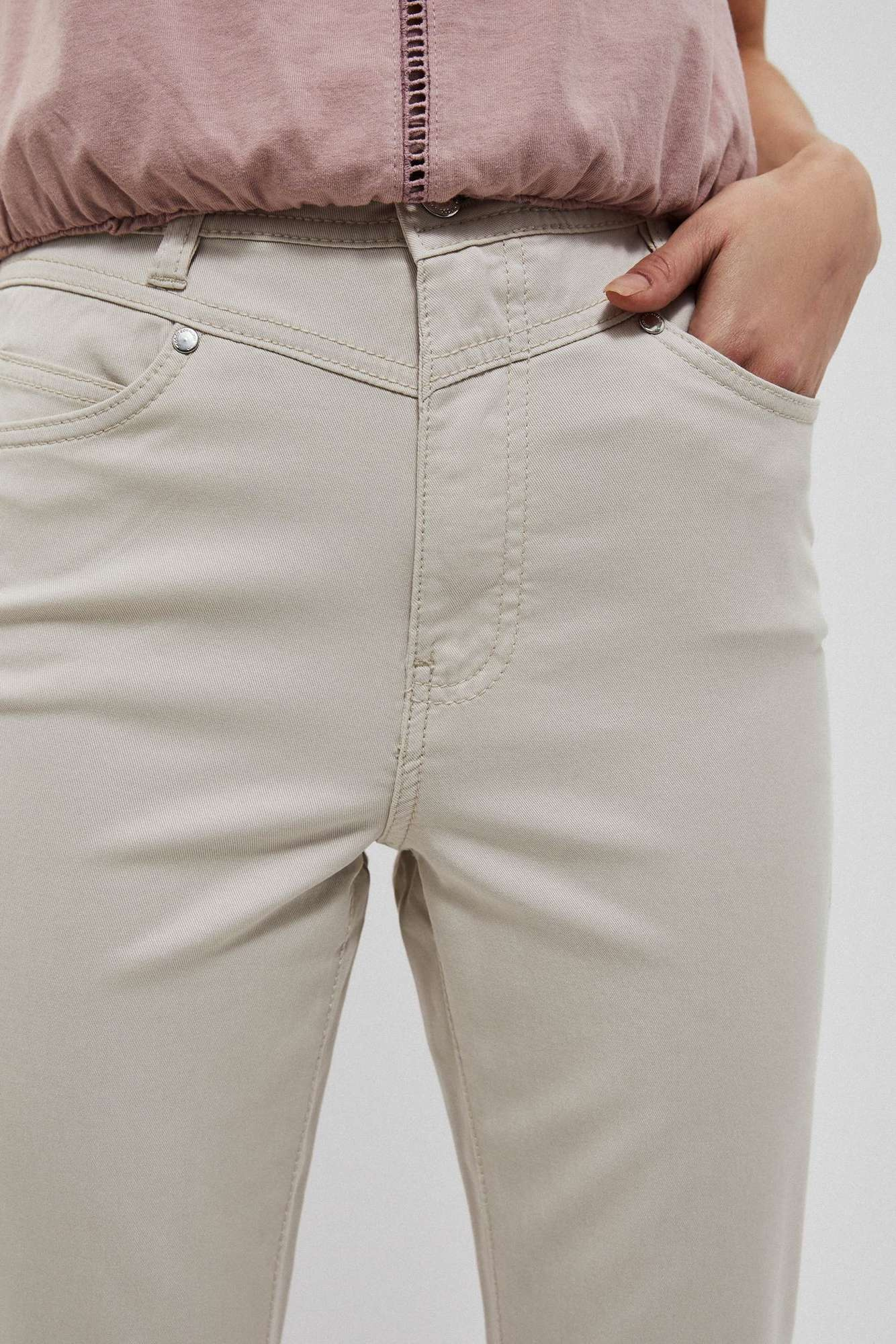 Pantaloni de dama Moodo Lyocell