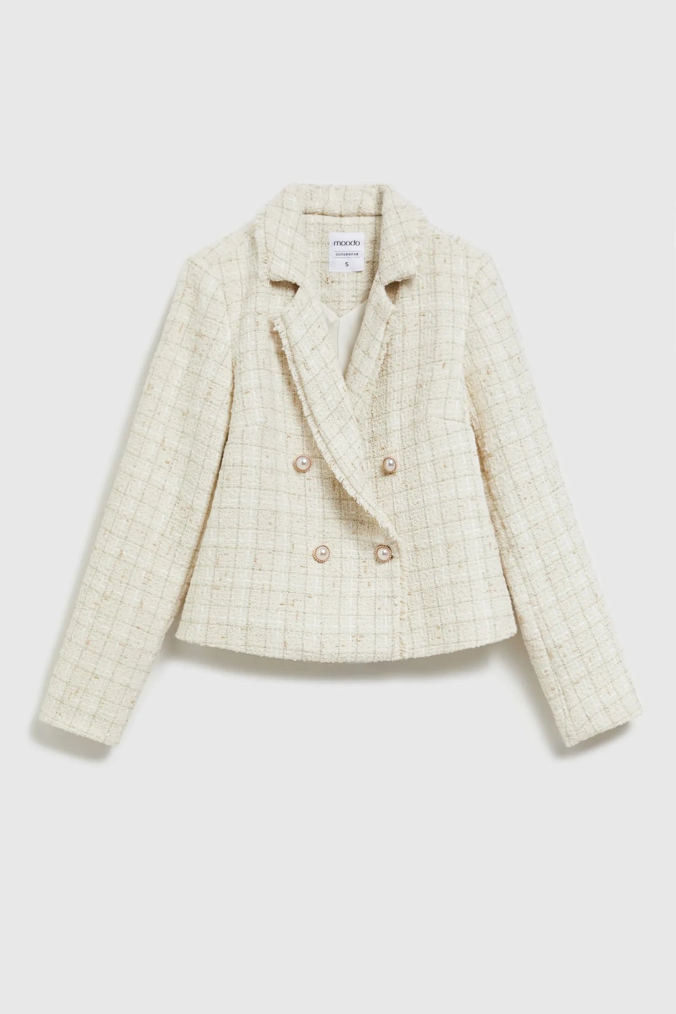 Women&#039;s blazer MOODO - ecru white