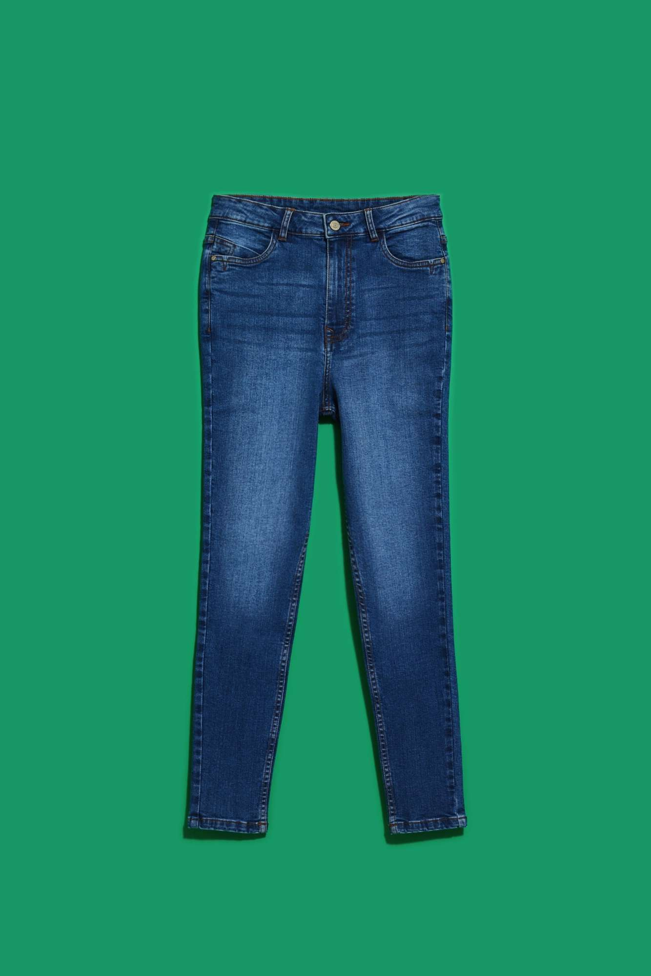 WOMEN'S JEANS L-JE-4002 D.Blue