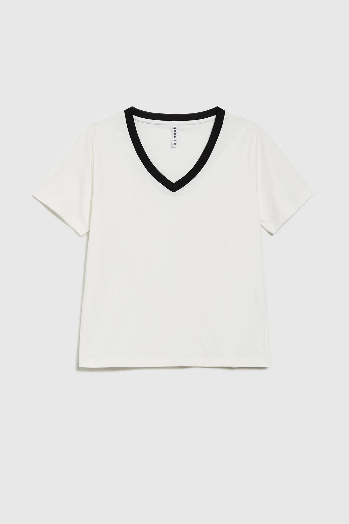 Marisse Women's T-Shirt L-Ts-4600 Off White
