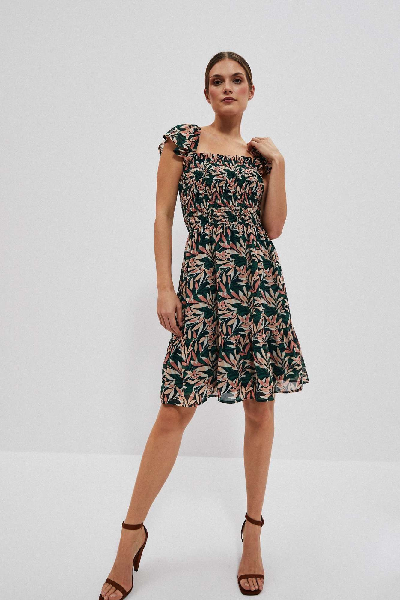 WOMEN'S DRESS L-SU-4024 D.Beige