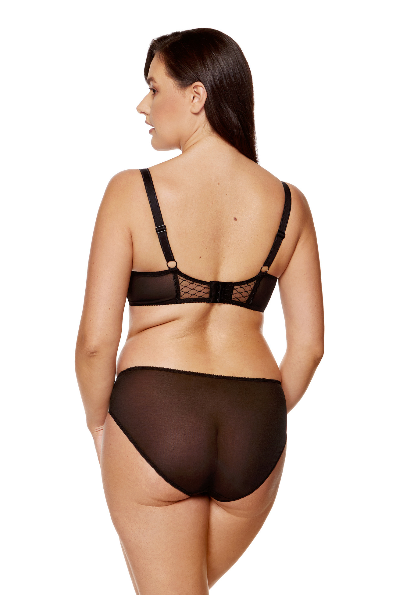 Sutien negru cu dantelă